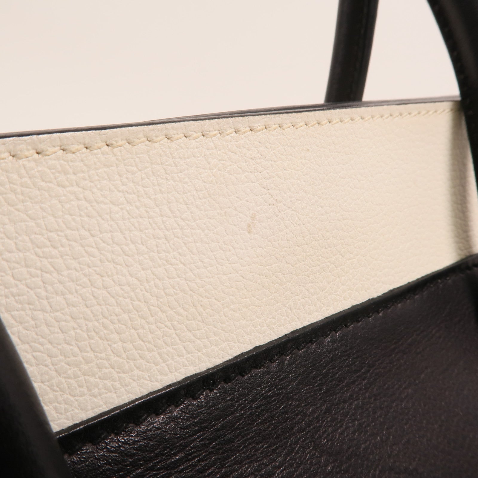 HERMES Evercolor皮革Toolbox 20銀扣手挽肩背兩用袋Blanc/Noir/Jaune Poussin