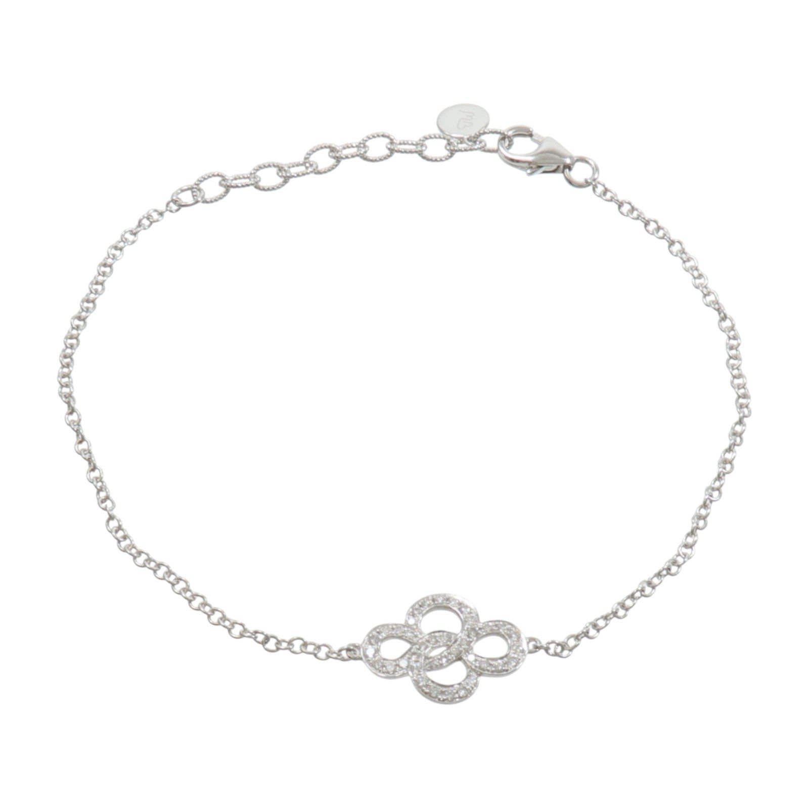 JEWELRY 18K白金Diamond Bracelet鑽石手鏈