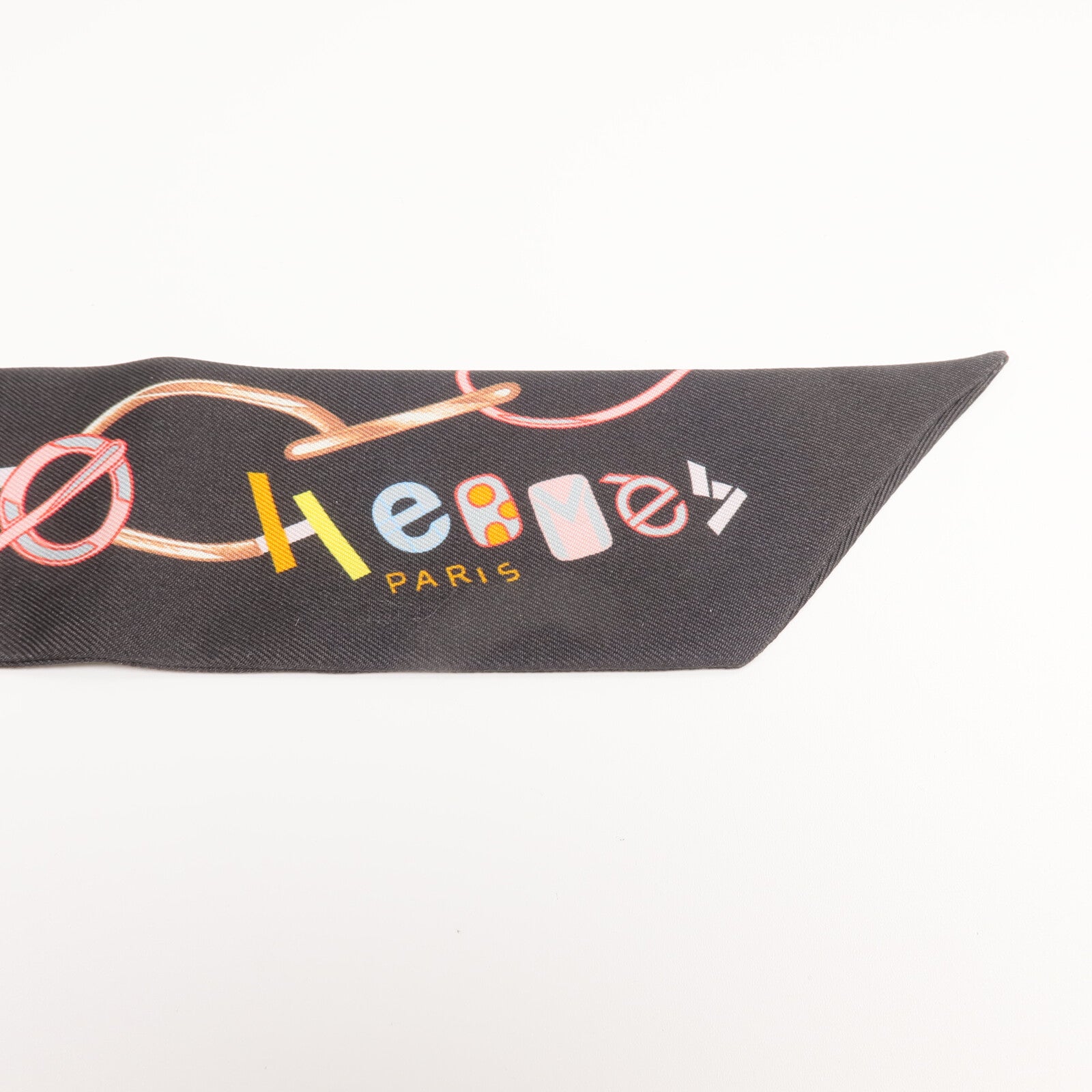 HERMES 絲質Twilly絲巾