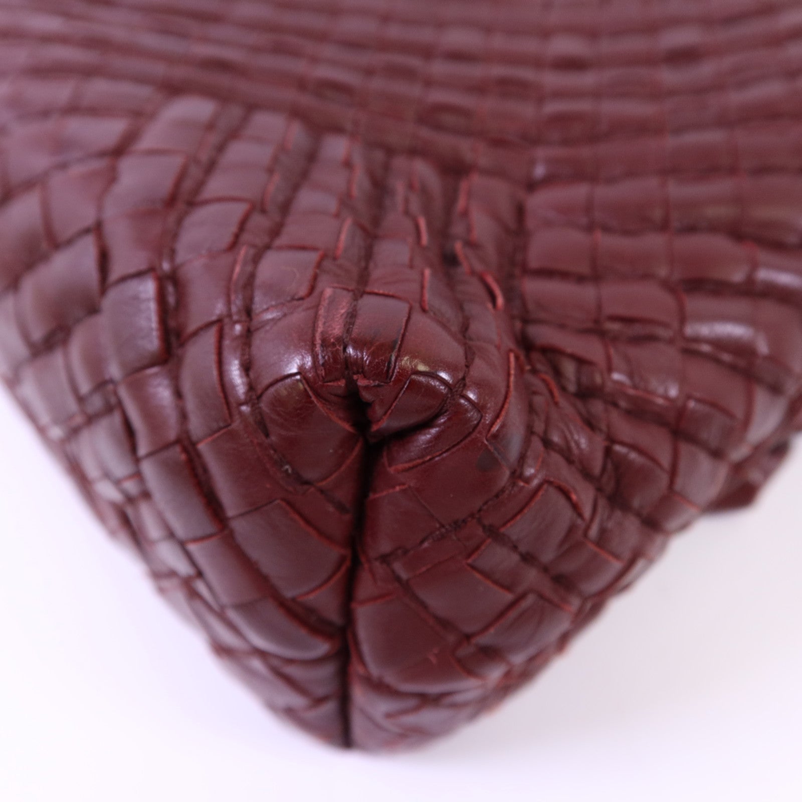 BOTTEGA VENETA 【激減優惠】織紋皮革Shoulder Bag鏈帶肩背袋
