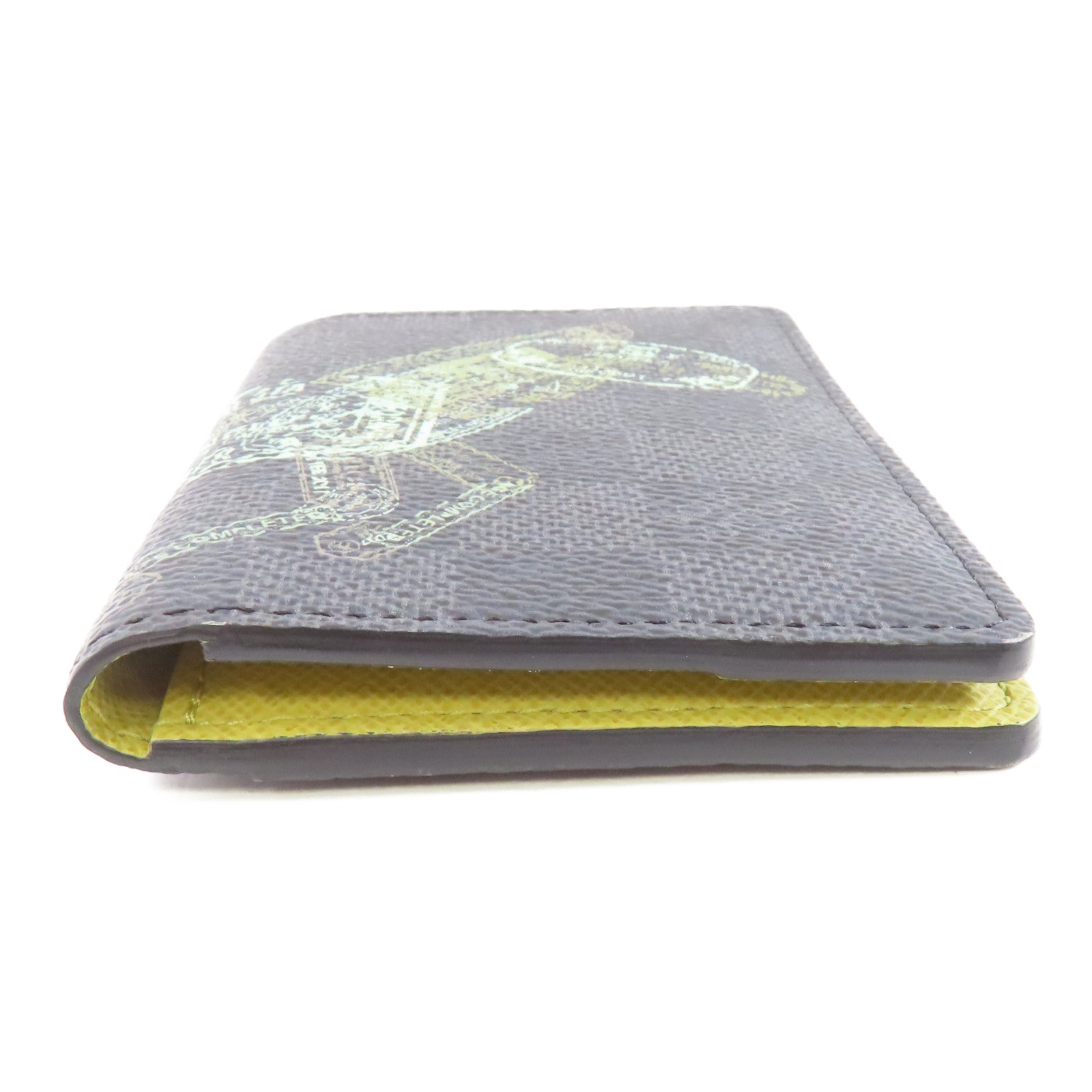 LOUIS VUITTON Damier Graphite Card Case卡片套黑色/綠色