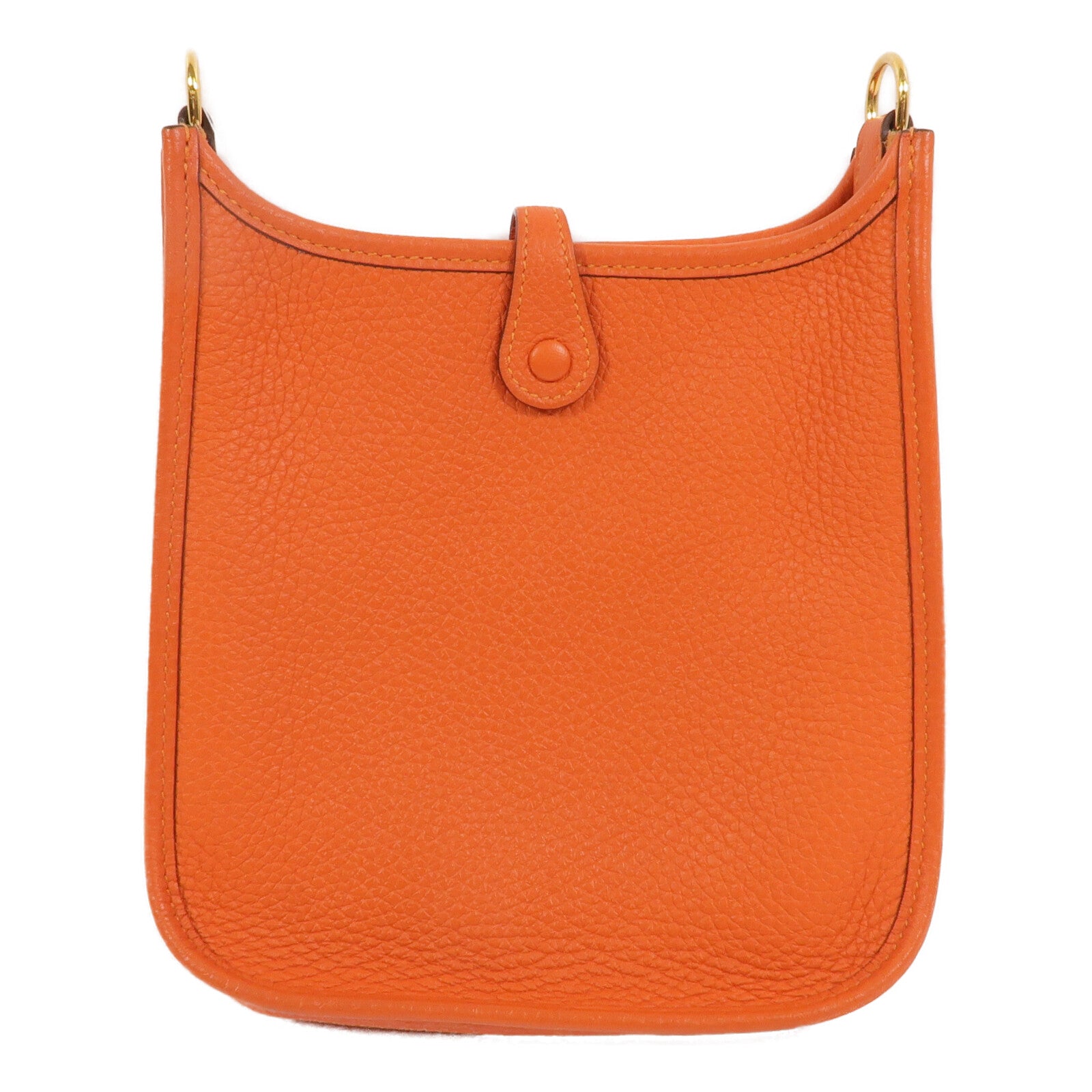HERMES Clemence皮革Evelyne TPM肩背袋Orange