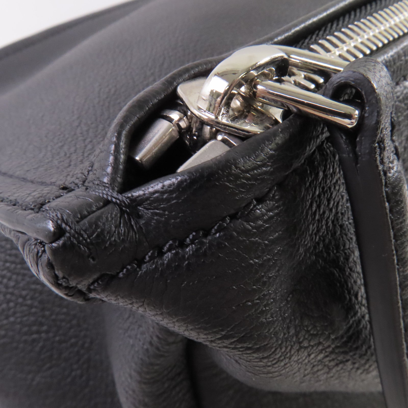 GIVENCHY 【激減優惠】牛皮皮革Pandora 2Way Shoulder Bag銀扣手挽肩背袋兩用袋黑色