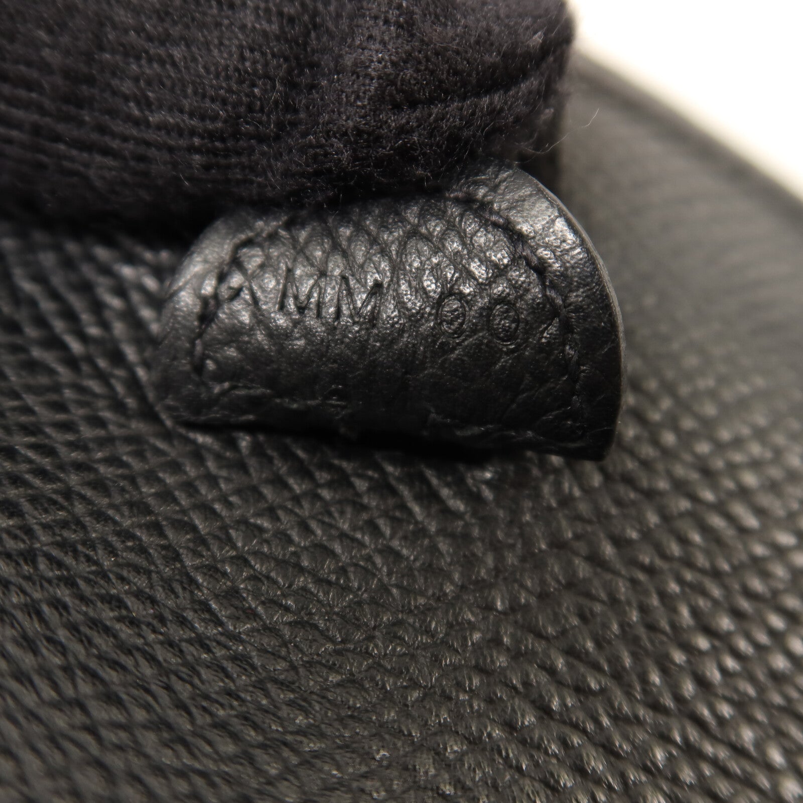 HERMES Epsom皮革Evelyne TPM銀扣肩背袋Noir
