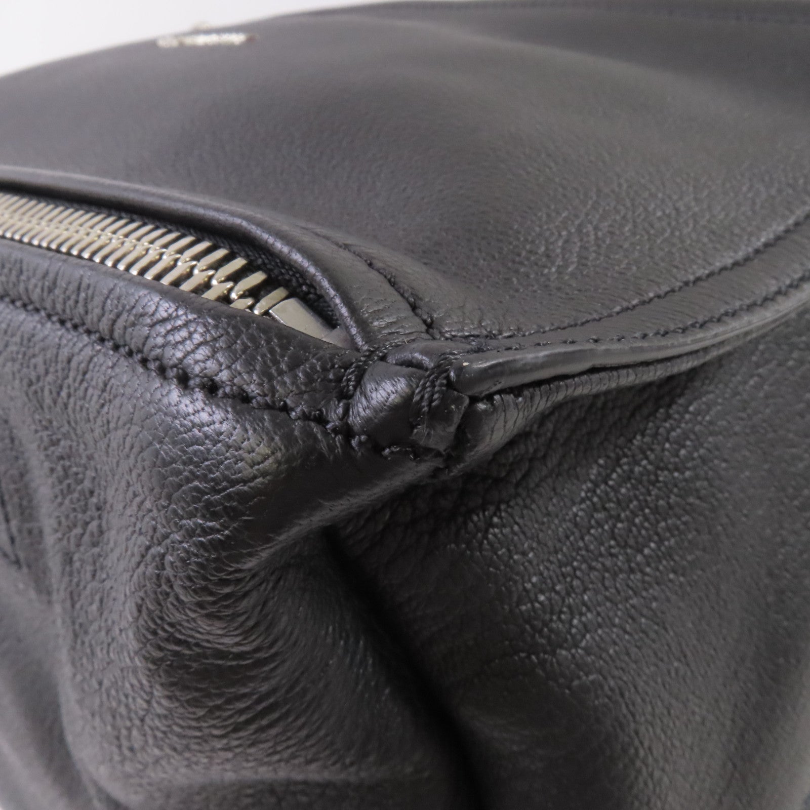 GIVENCHY 【激減優惠】牛皮皮革Pandora 2Way Shoulder Bag銀扣手挽肩背袋兩用袋黑色