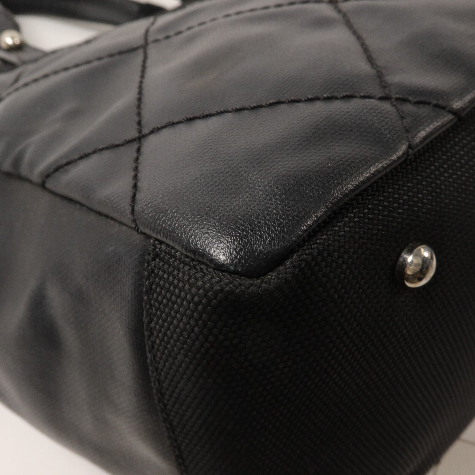CHANEL 塗層帆布Paris Biarritz Tote手挽袋