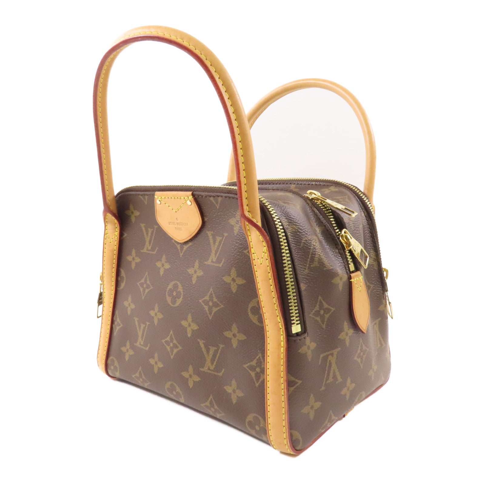 LOUIS VUITTON Monogram Marais BB金扣手挽袋