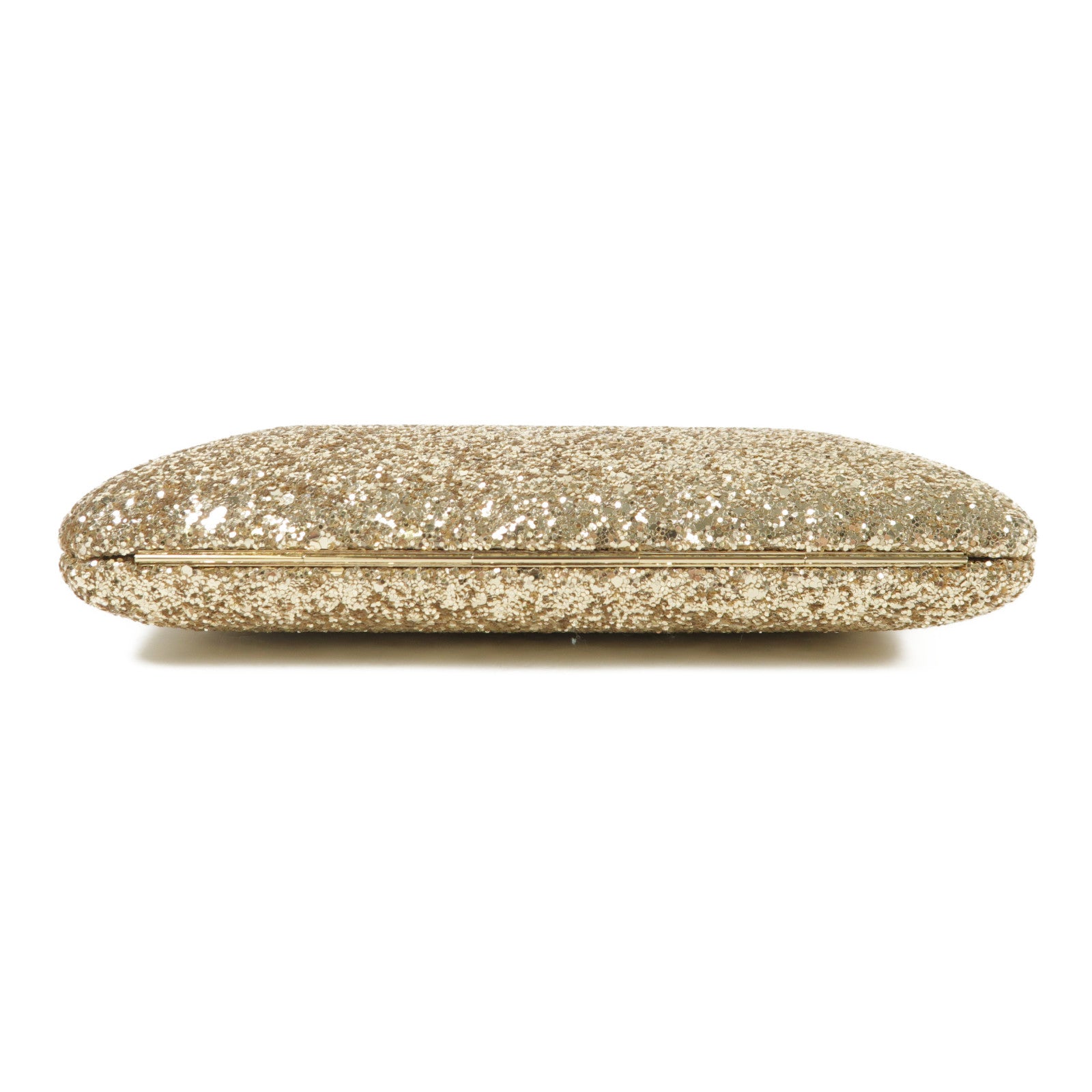 JIMMY CHOO 珠片Ellipse金扣鏈帶肩背袋