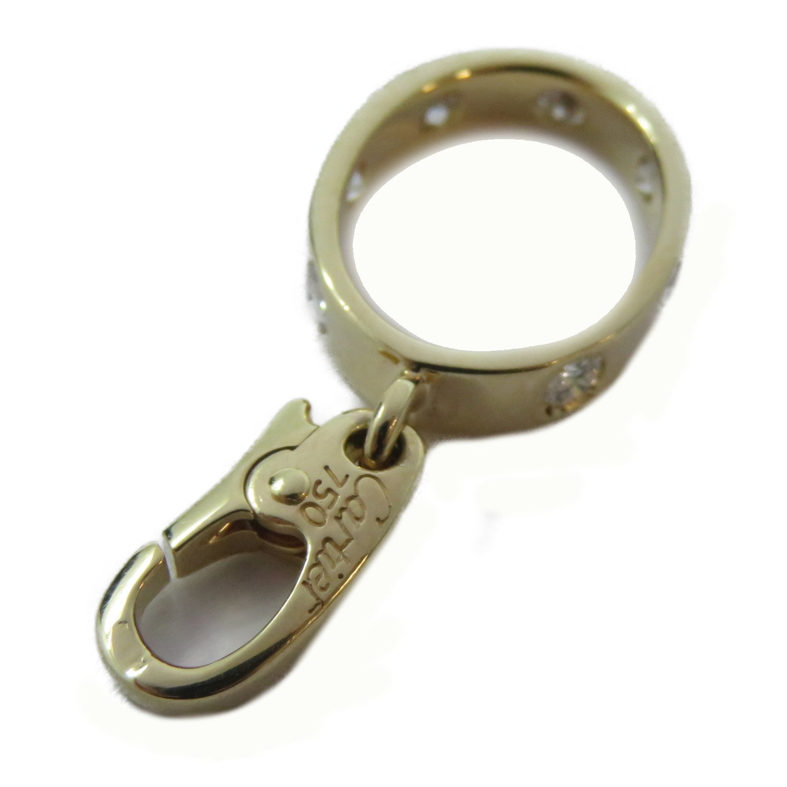 CARTIER 18K黃金Baby Love Diamond Charm掛飾
