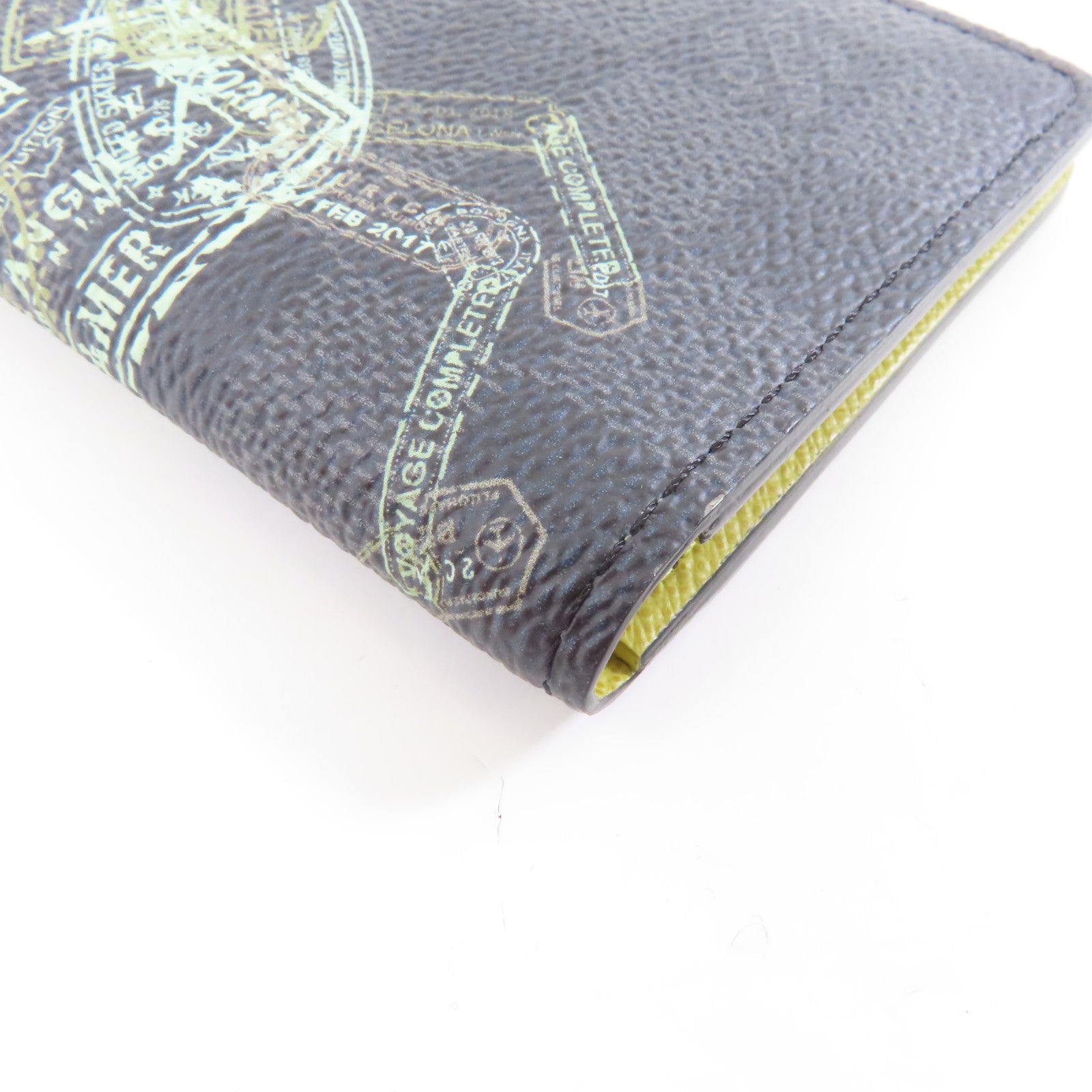 LOUIS VUITTON Damier Graphite Card Case卡片套黑色/綠色