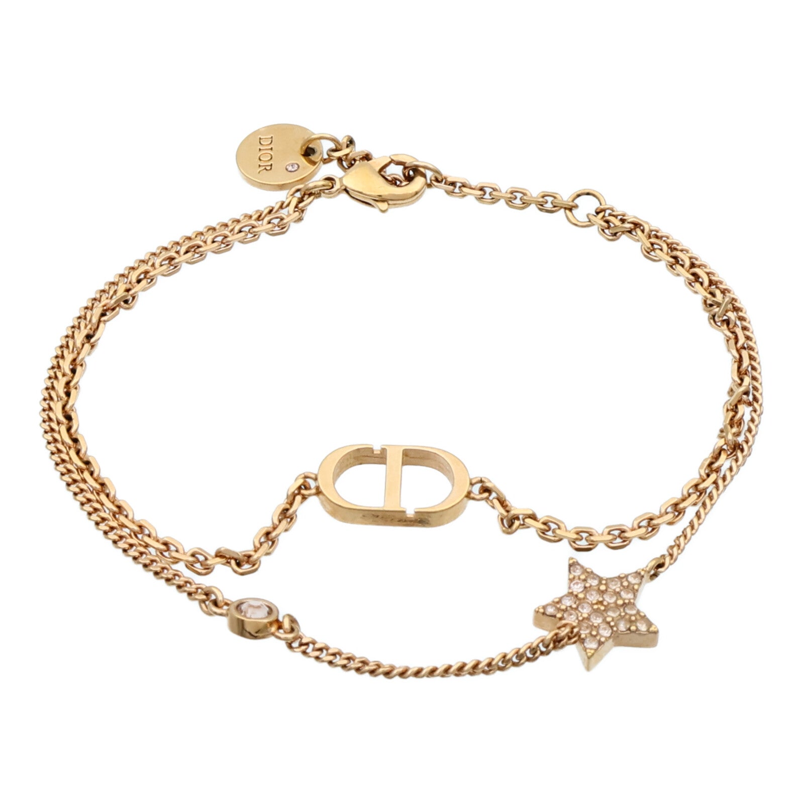 Dior 金屬Petit CD Double Bracelet手鏈