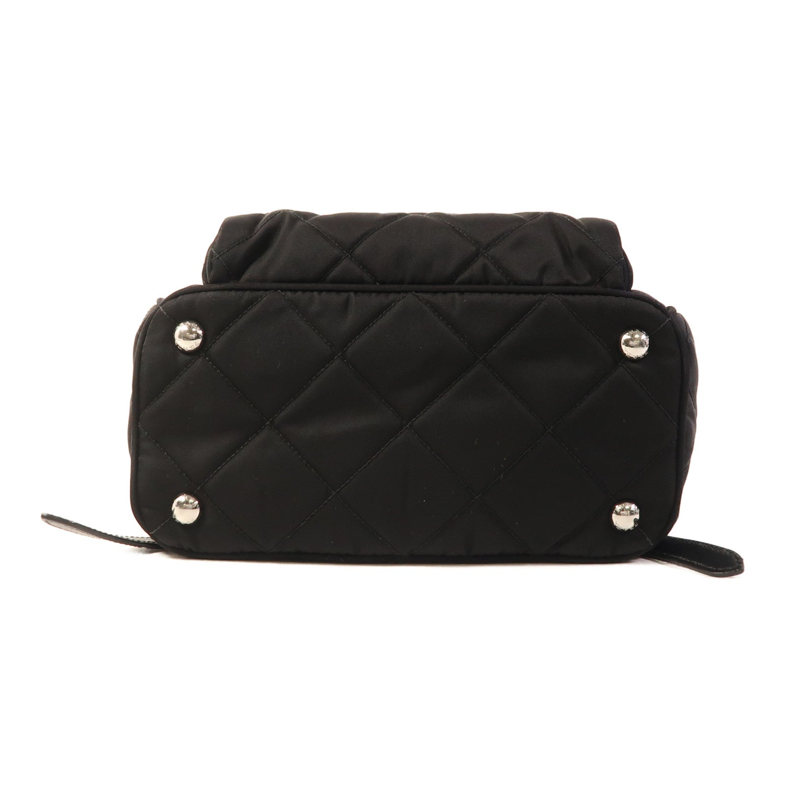 PRADA 尼龍Backpack銀扣背包