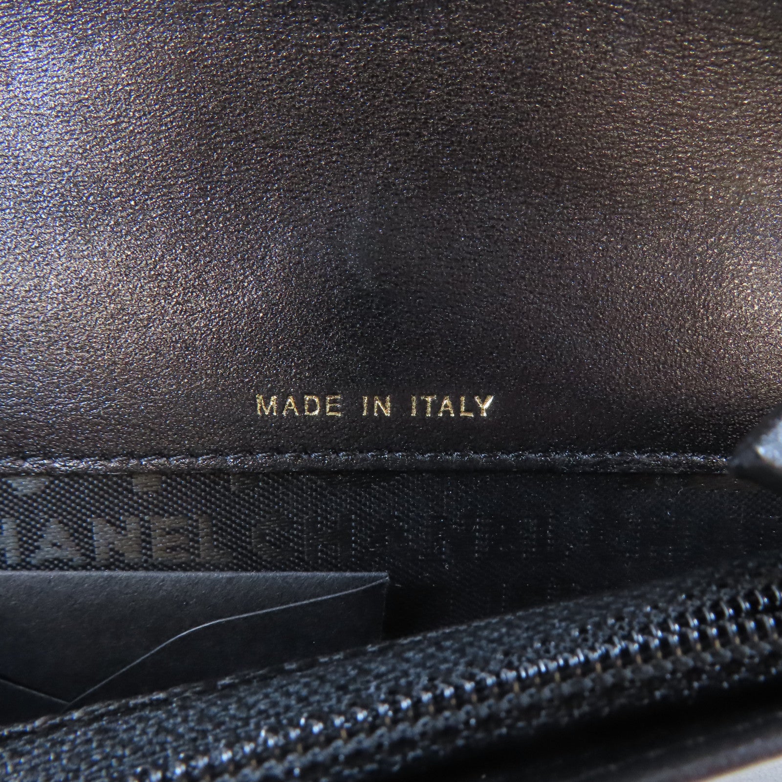 CHANEL 【激減優惠】羊皮皮革Long Wallet金扣長錢包金色
