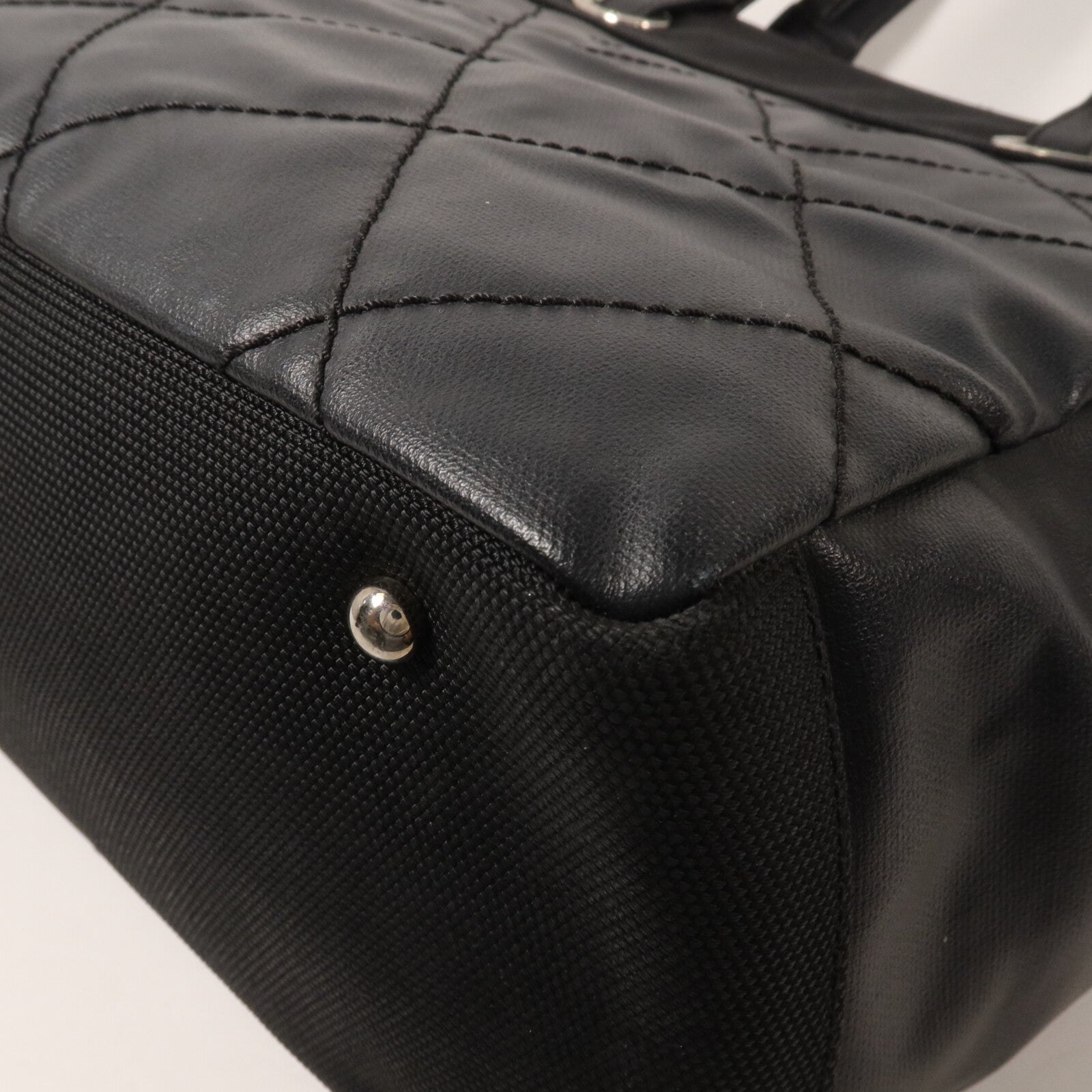 CHANEL 塗層帆布Paris Biarritz Tote手挽袋