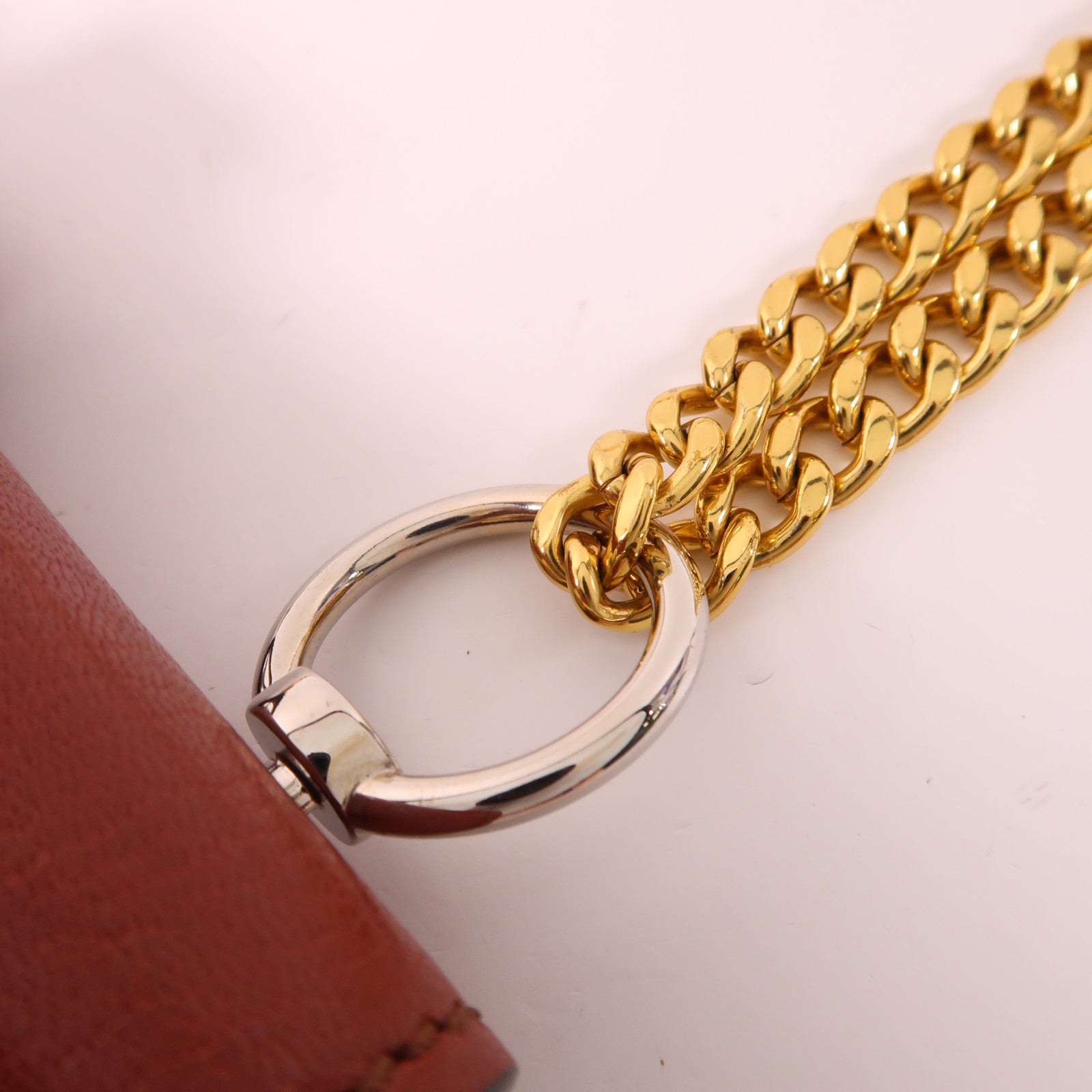 Chloe 牛皮皮革Aby Shoulder Bag鏈帶肩背袋