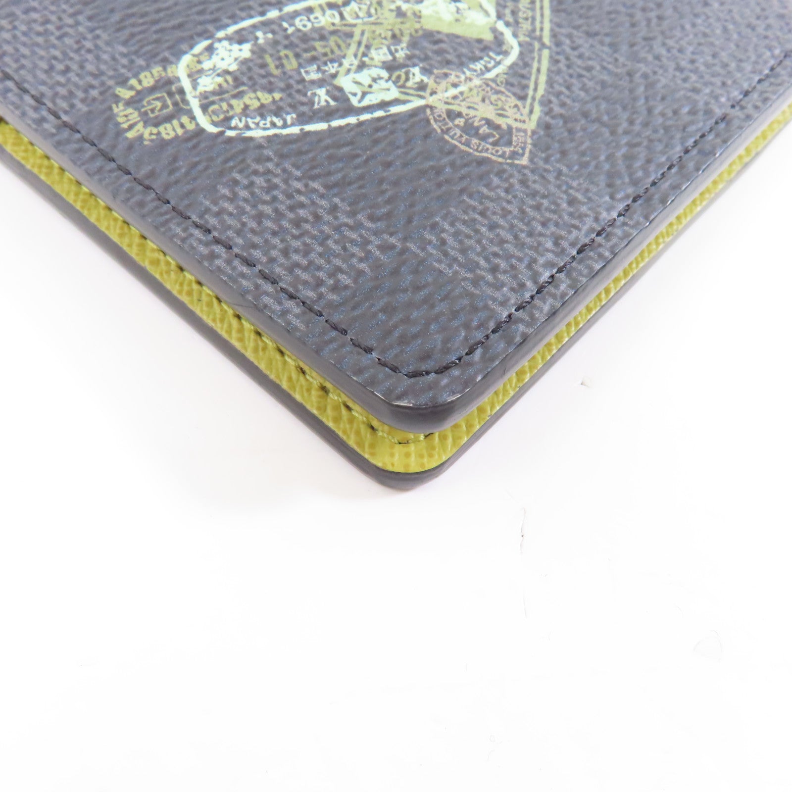 LOUIS VUITTON Damier Graphite Card Case卡片套黑色/綠色