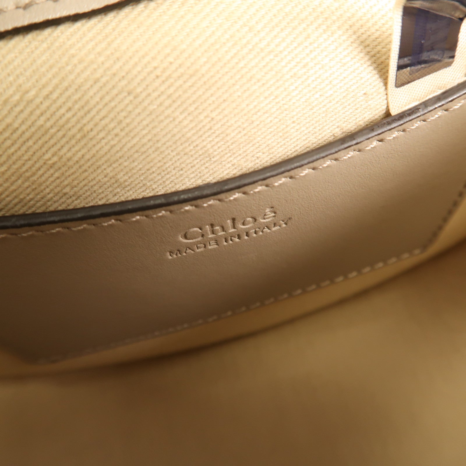 Chloe 牛皮皮革Shoulder Bag金扣手挽肩背兩用袋