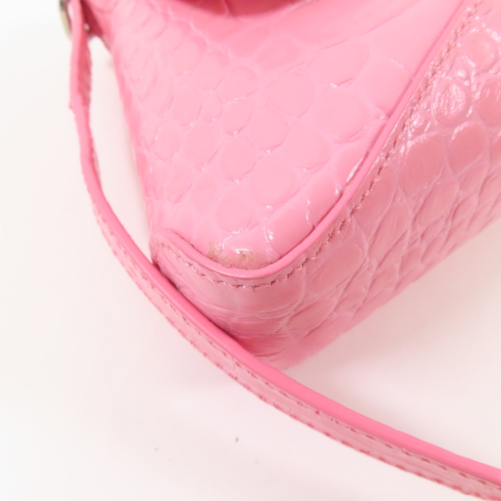 BALENCIAGA 牛皮皮革Shoulder Bag銀扣肩背袋