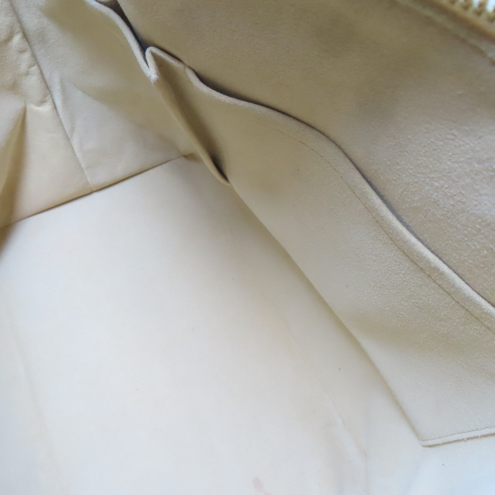 LOUIS VUITTON 【激減優惠】Damier Azur Saleya MM金扣肩背袋白色