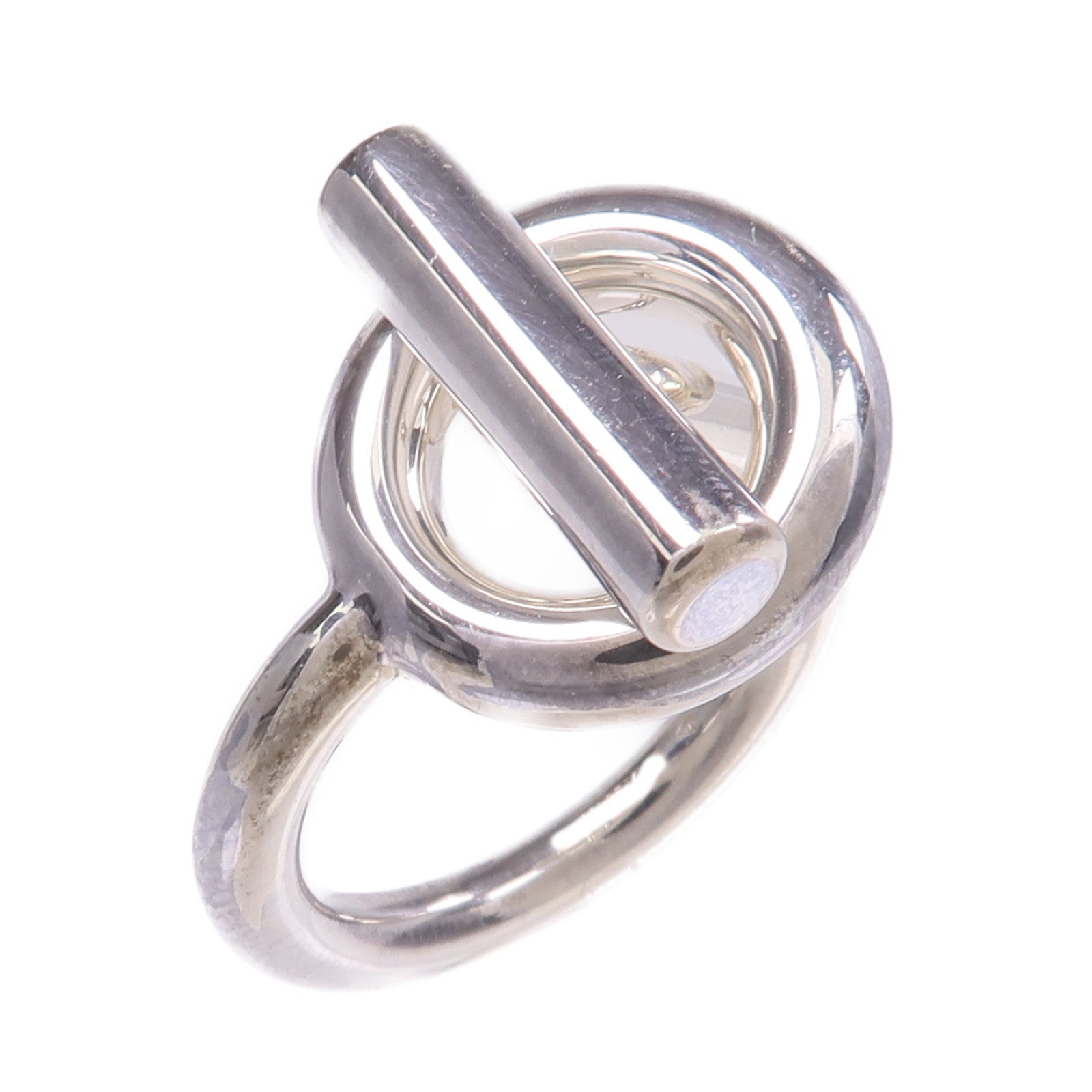 HERMES 925純銀Echappee Ring戒指Hermes#51/US#5.25