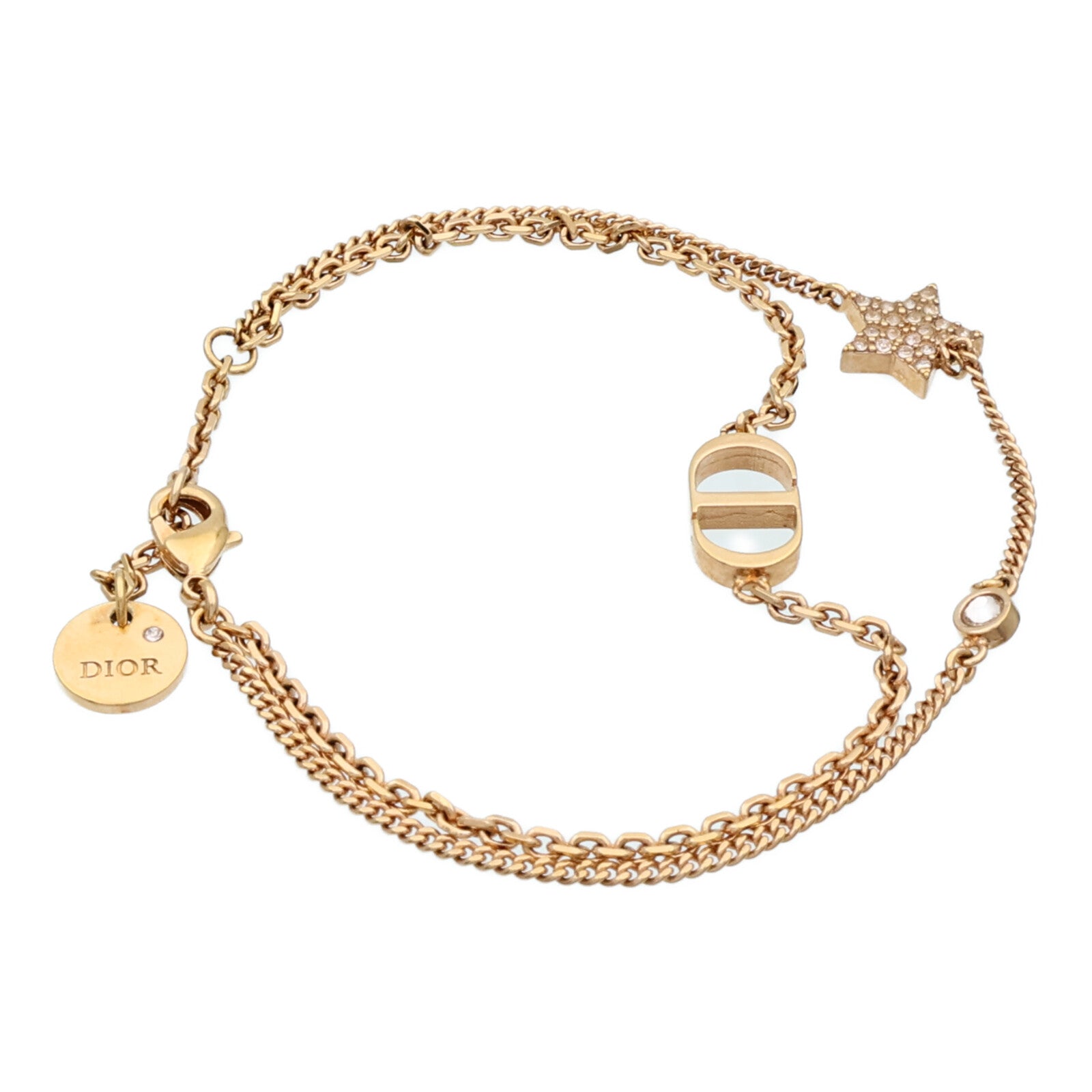 Dior 金屬Petit CD Double Bracelet手鏈