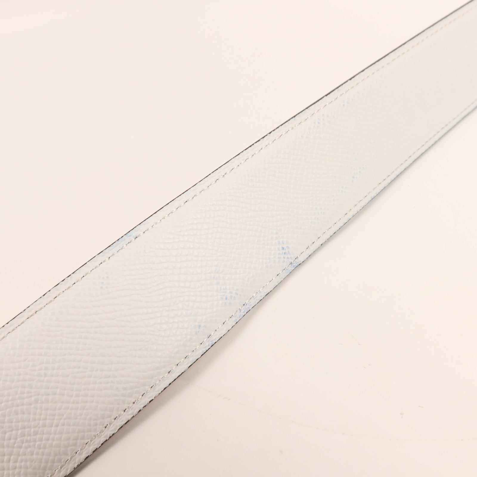 HERMES Epsom皮革Belt 110銀扣皮帶Gold