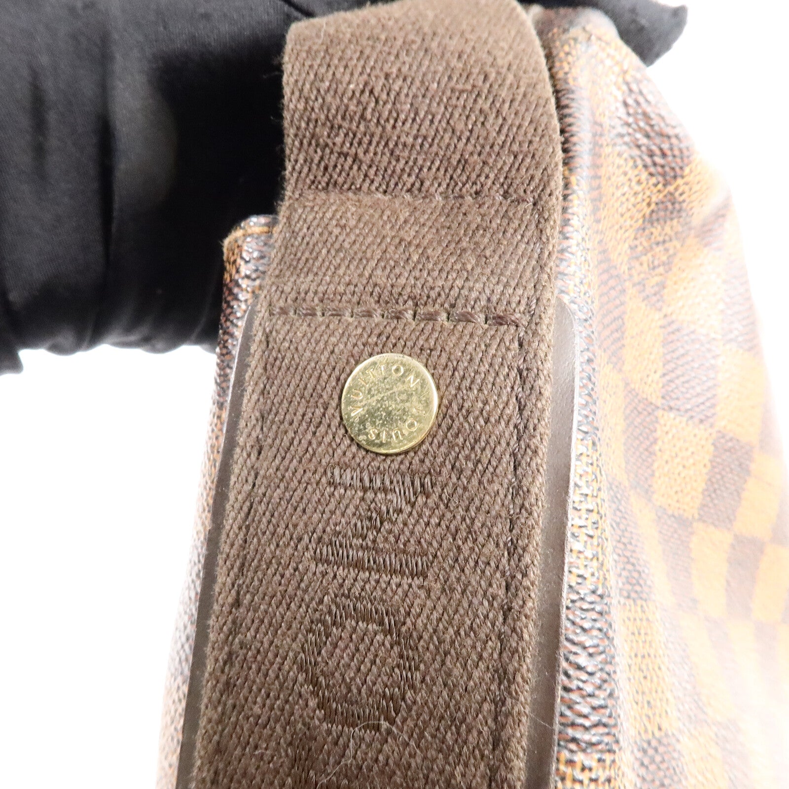 LOUIS VUITTON Damier Trotteur金扣肩背袋