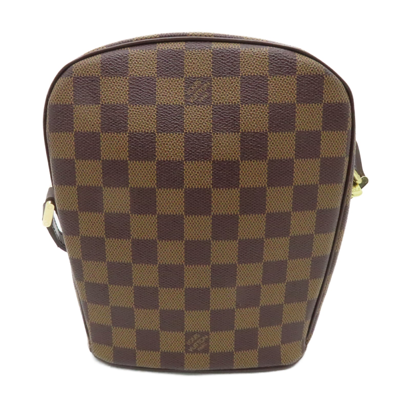 LOUIS VUITTON 【激減優惠】Damier Ipanema PM金扣肩背袋啡色