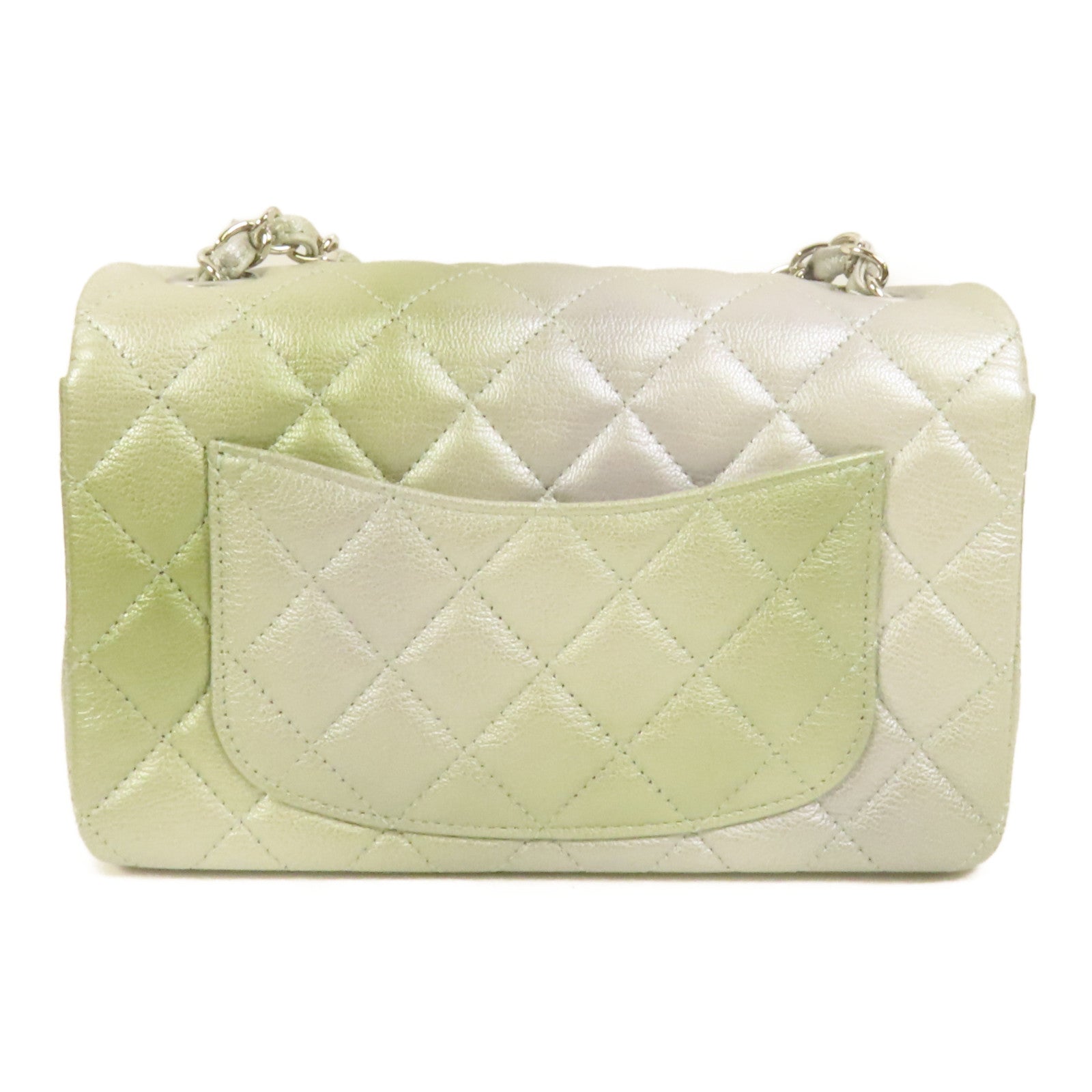 CHANEL 【激減優惠】牛皮皮革Classic 20銀扣鏈帶肩背袋