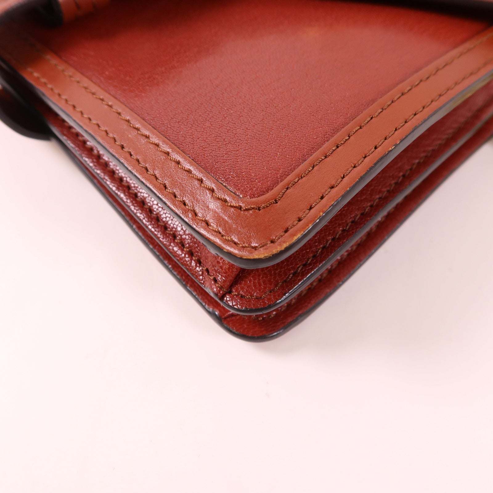 Chloe 牛皮皮革Aby Shoulder Bag鏈帶肩背袋