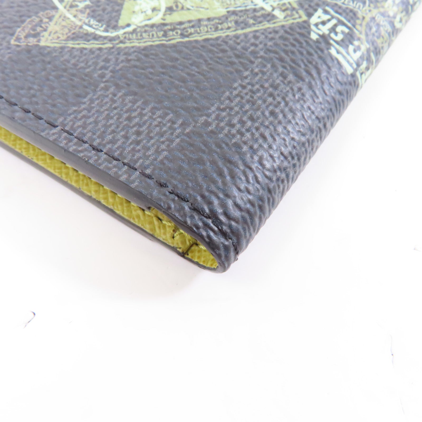 LOUIS VUITTON Damier Graphite Card Case卡片套黑色/綠色