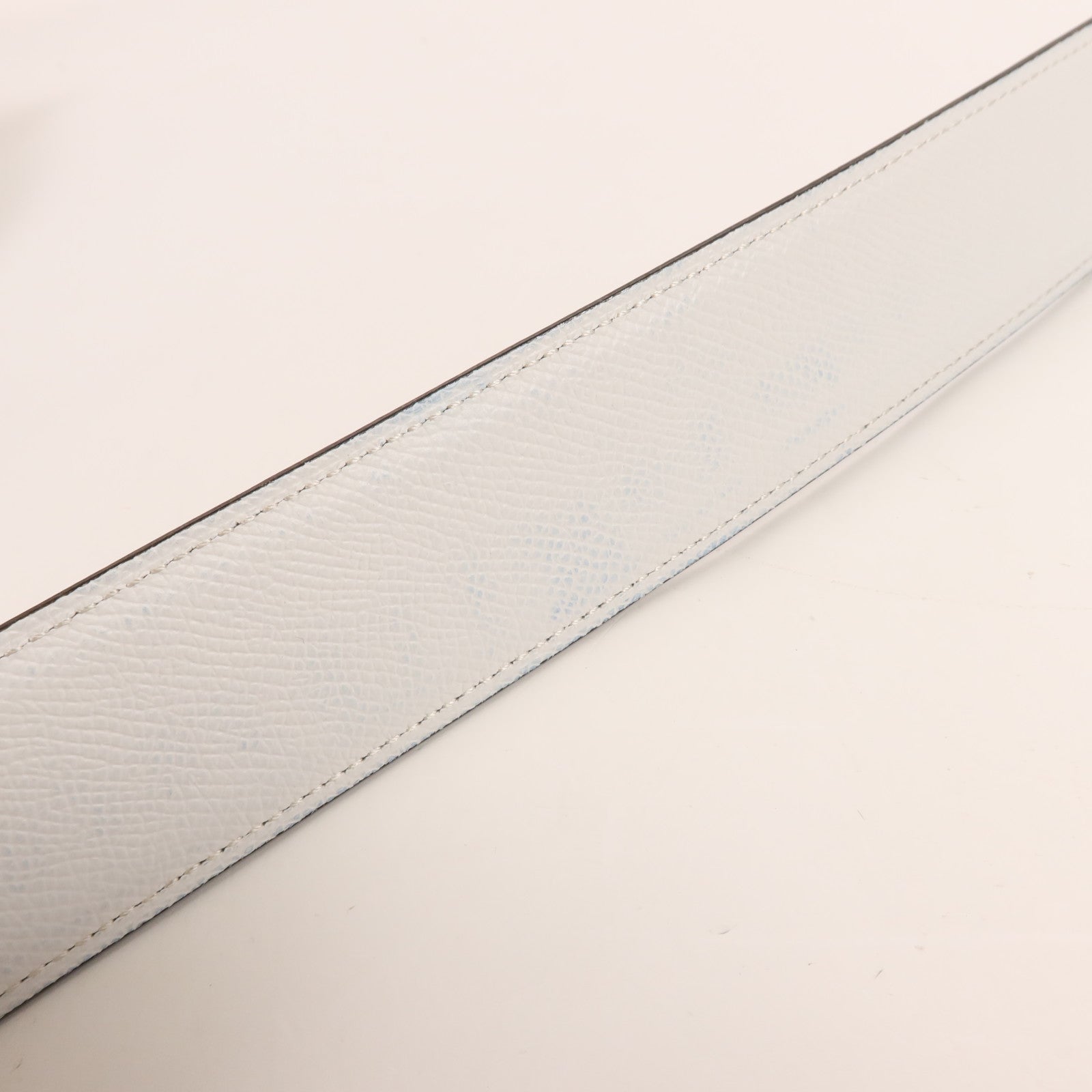 HERMES Epsom皮革Belt 110銀扣皮帶Gold