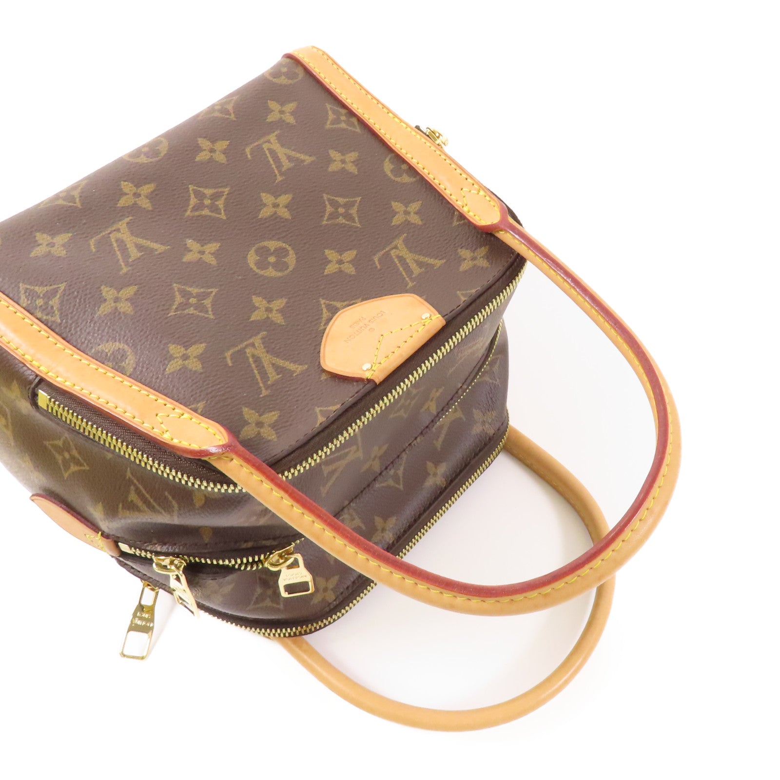 LOUIS VUITTON Monogram Marais BB金扣手挽袋