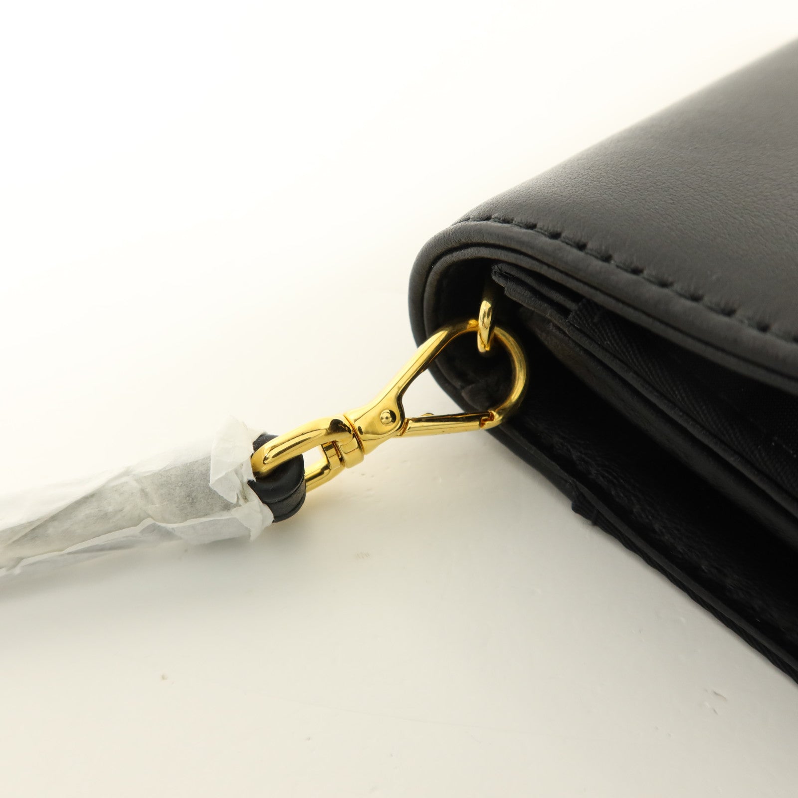 PRADA 牛皮皮革/尼龍Pouch Wallet錢包