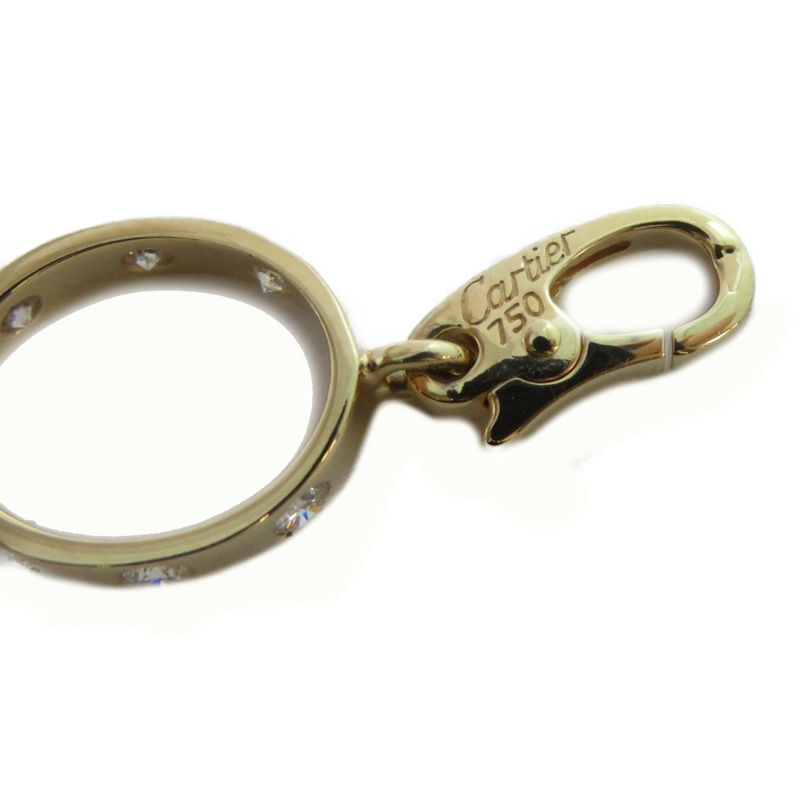 CARTIER 18K黃金Baby Love Diamond Charm掛飾