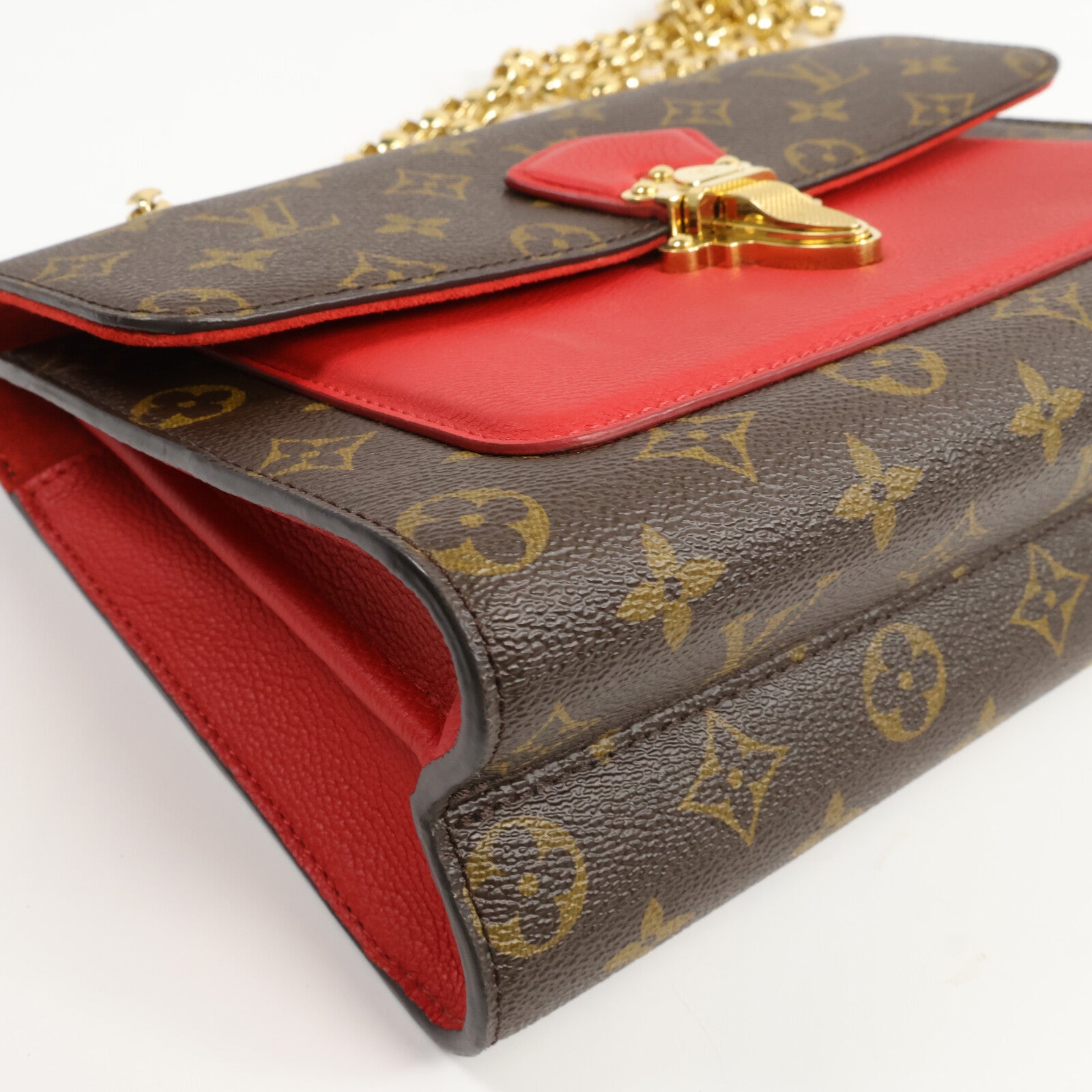 LOUIS VUITTON Monogram Victoire鏈帶肩背袋