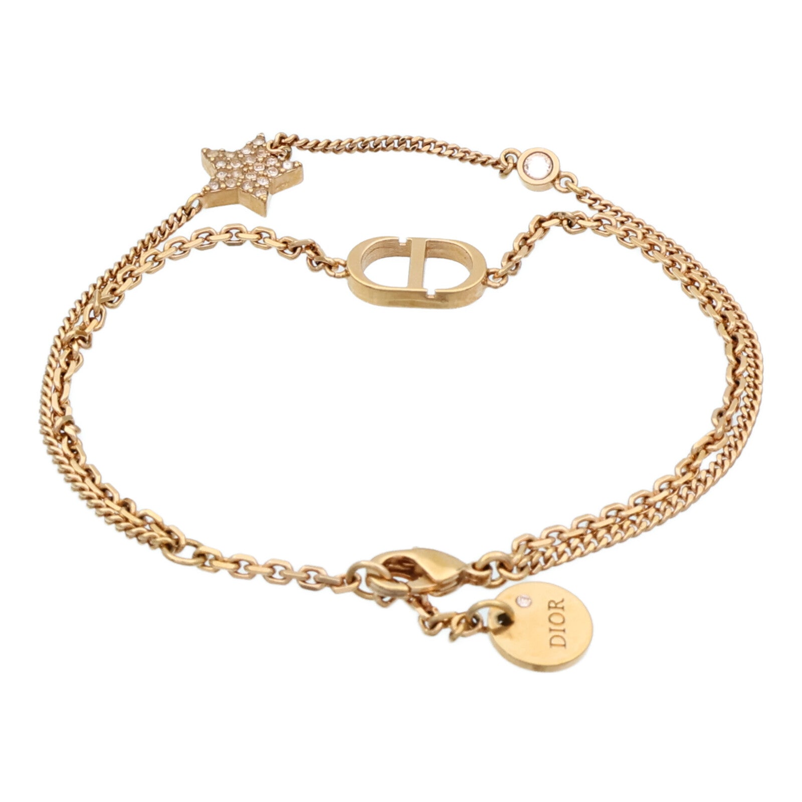 Dior 金屬Petit CD Double Bracelet手鏈