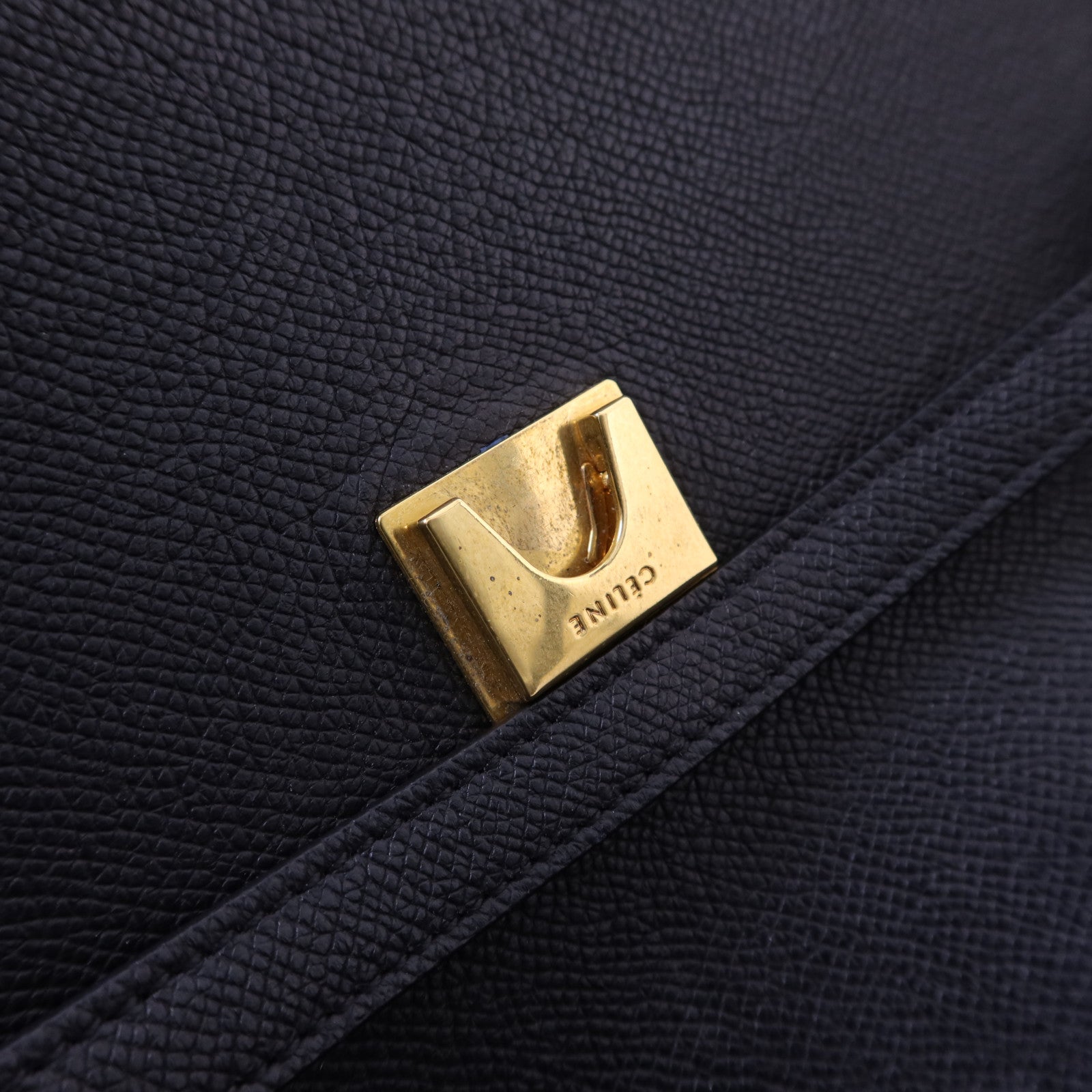 CELINE 牛皮皮革Belt Bag金扣手挽肩背兩用袋