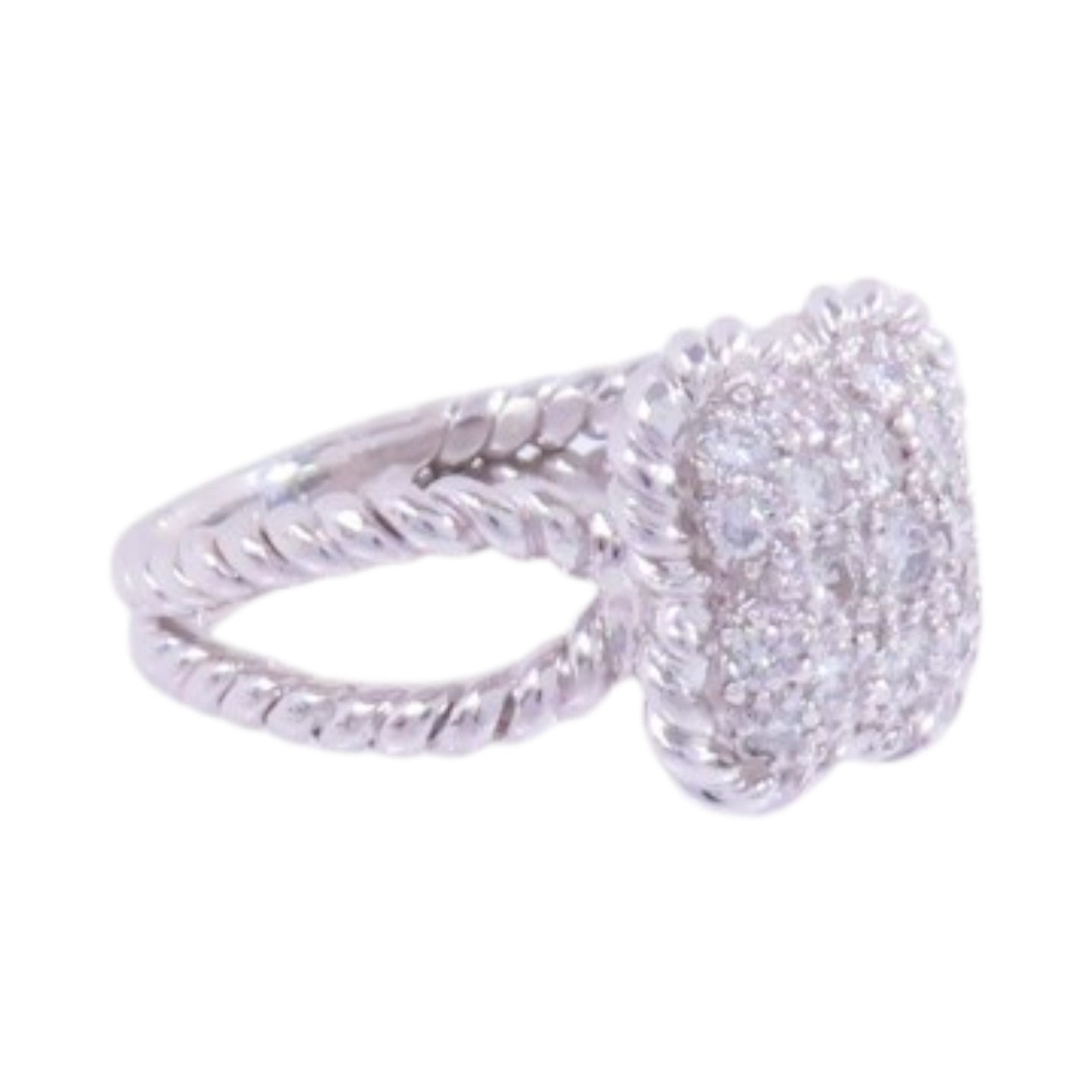 JEWELRY 【激減優惠】PT900鉑金/鑽石Diamond Ring戒指US#5.25