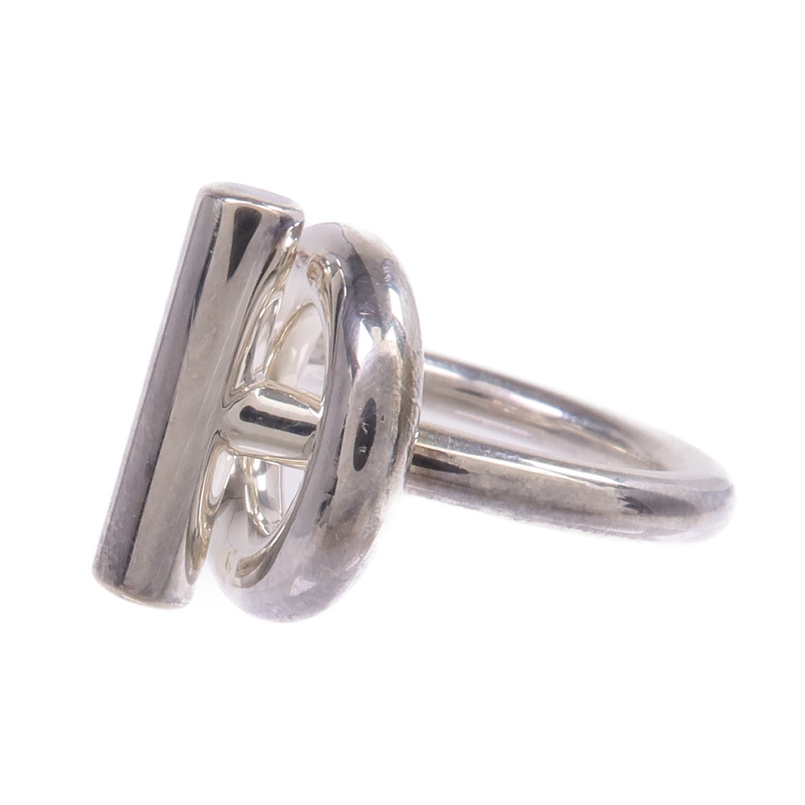 HERMES 925純銀Echappee Ring戒指Hermes#51/US#5.25