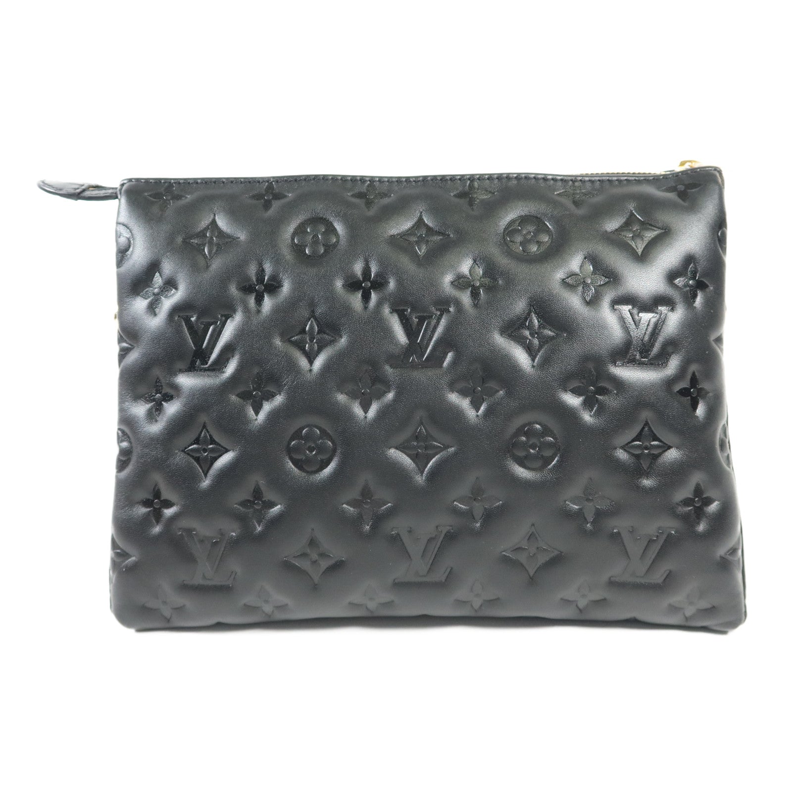 LOUIS VUITTON Monogram Embossed Coussin PM金扣手挽肩背兩用袋