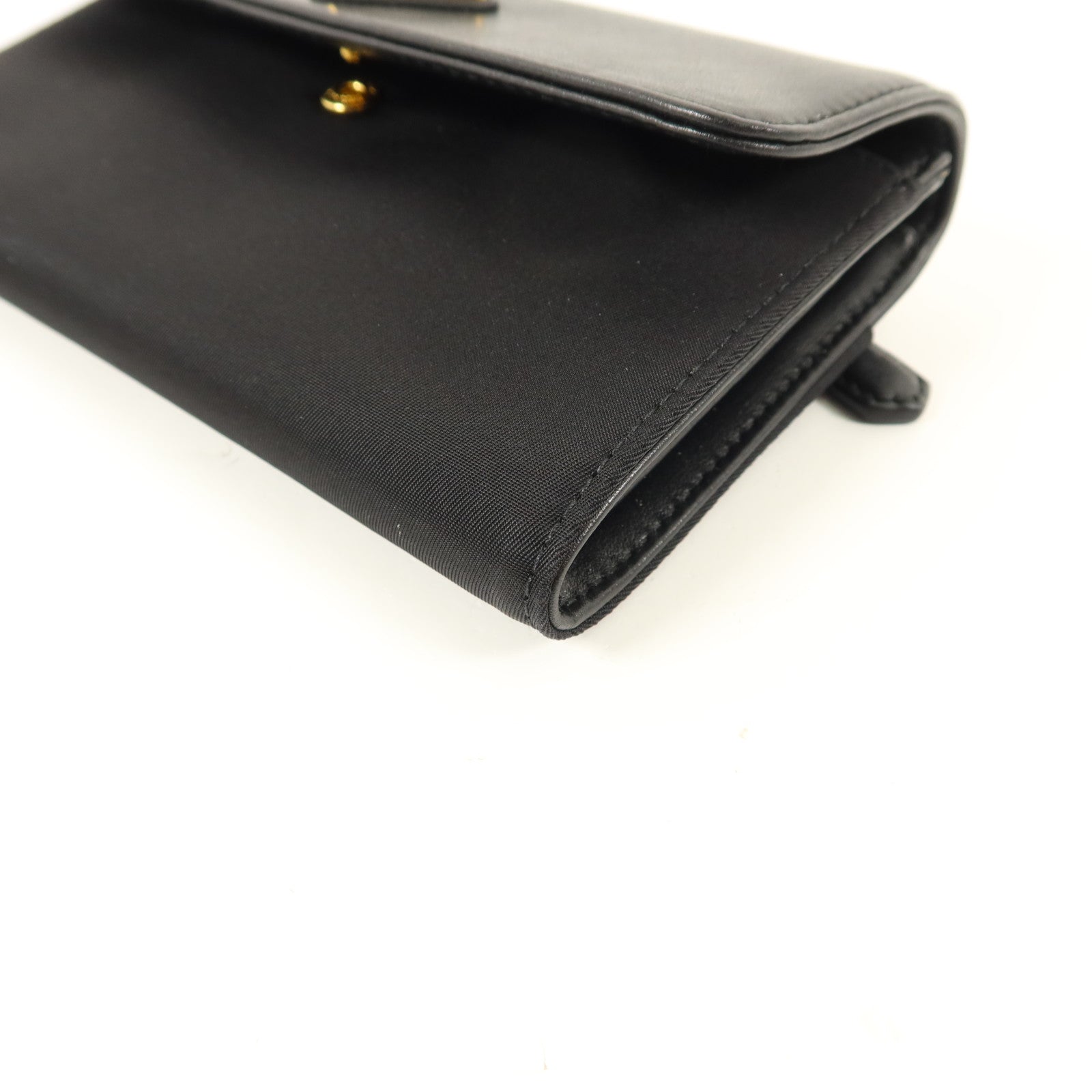 PRADA 牛皮皮革/尼龍Pouch Wallet錢包