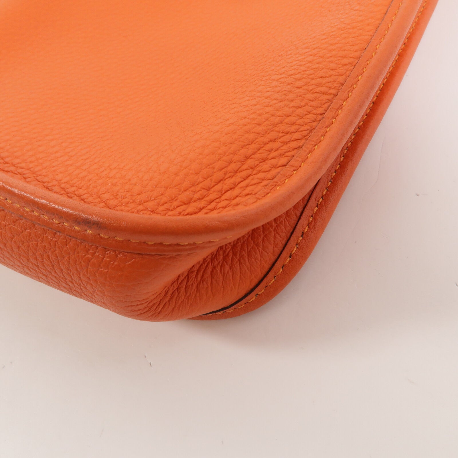 HERMES Clemence皮革Evelyne TPM肩背袋Orange