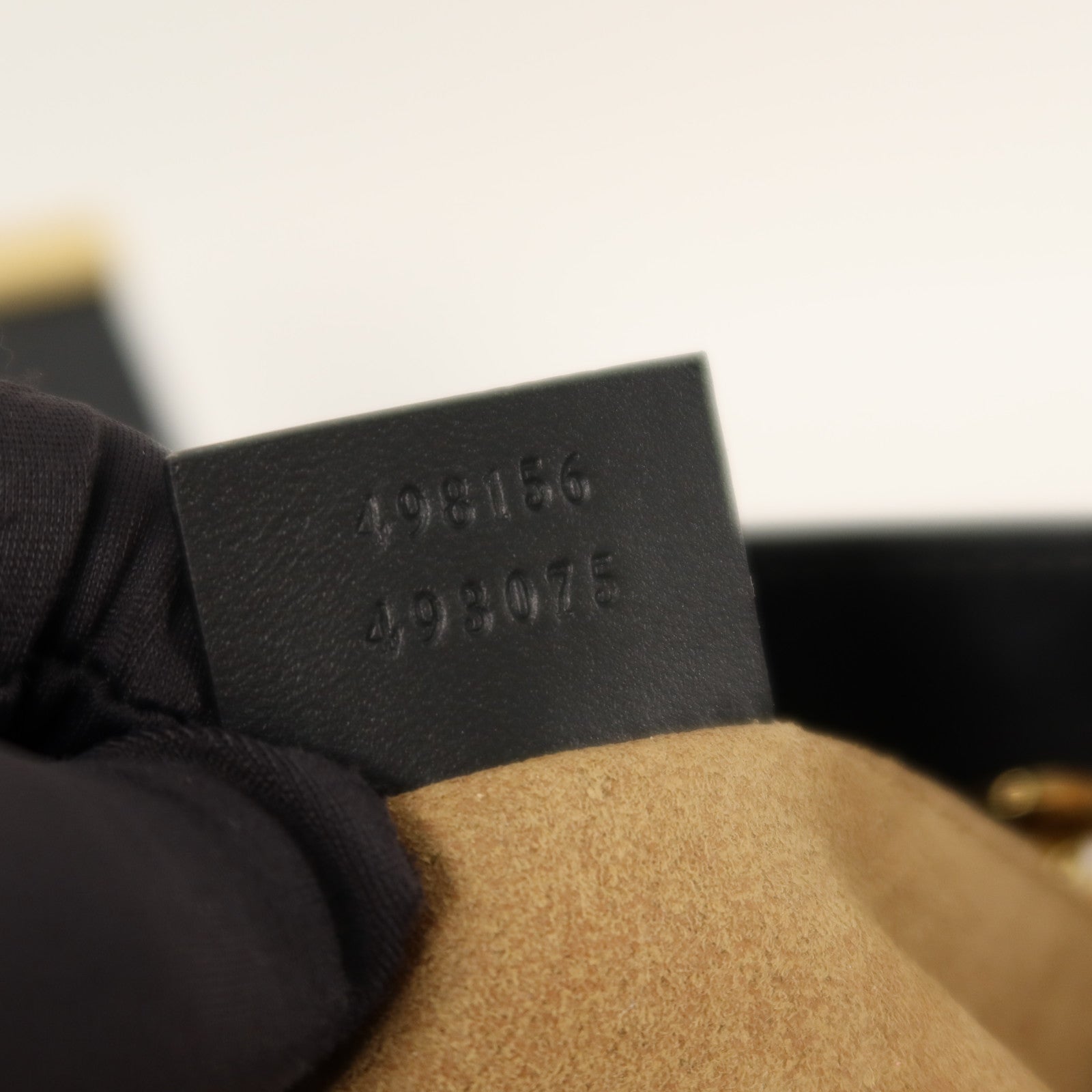 GUCCI 塗層帆布Padlock Small鏈帶肩背袋