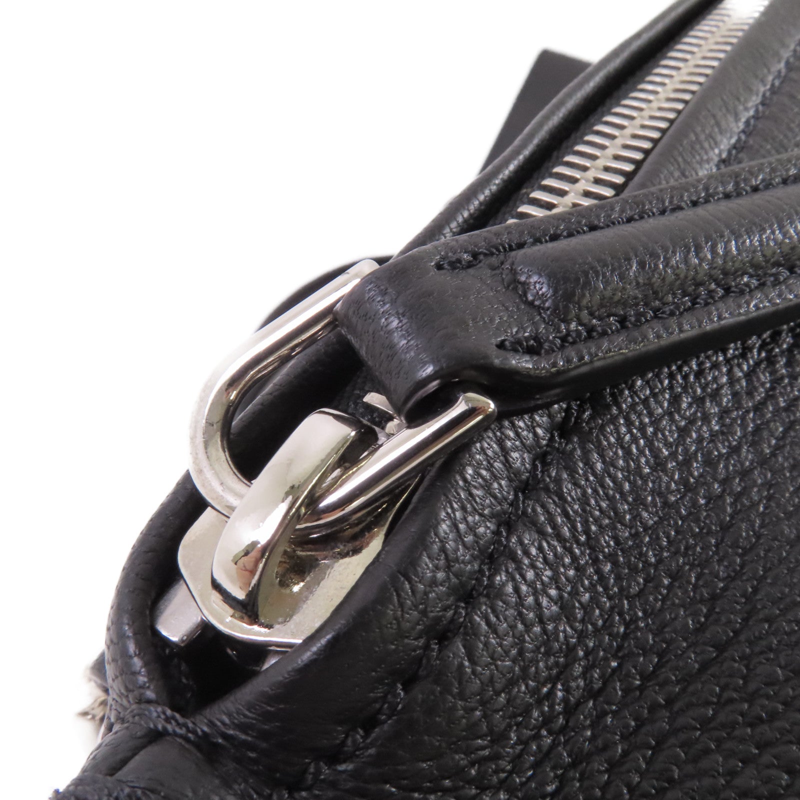 GIVENCHY 【激減優惠】牛皮皮革Pandora 2Way Shoulder Bag銀扣手挽肩背袋兩用袋黑色
