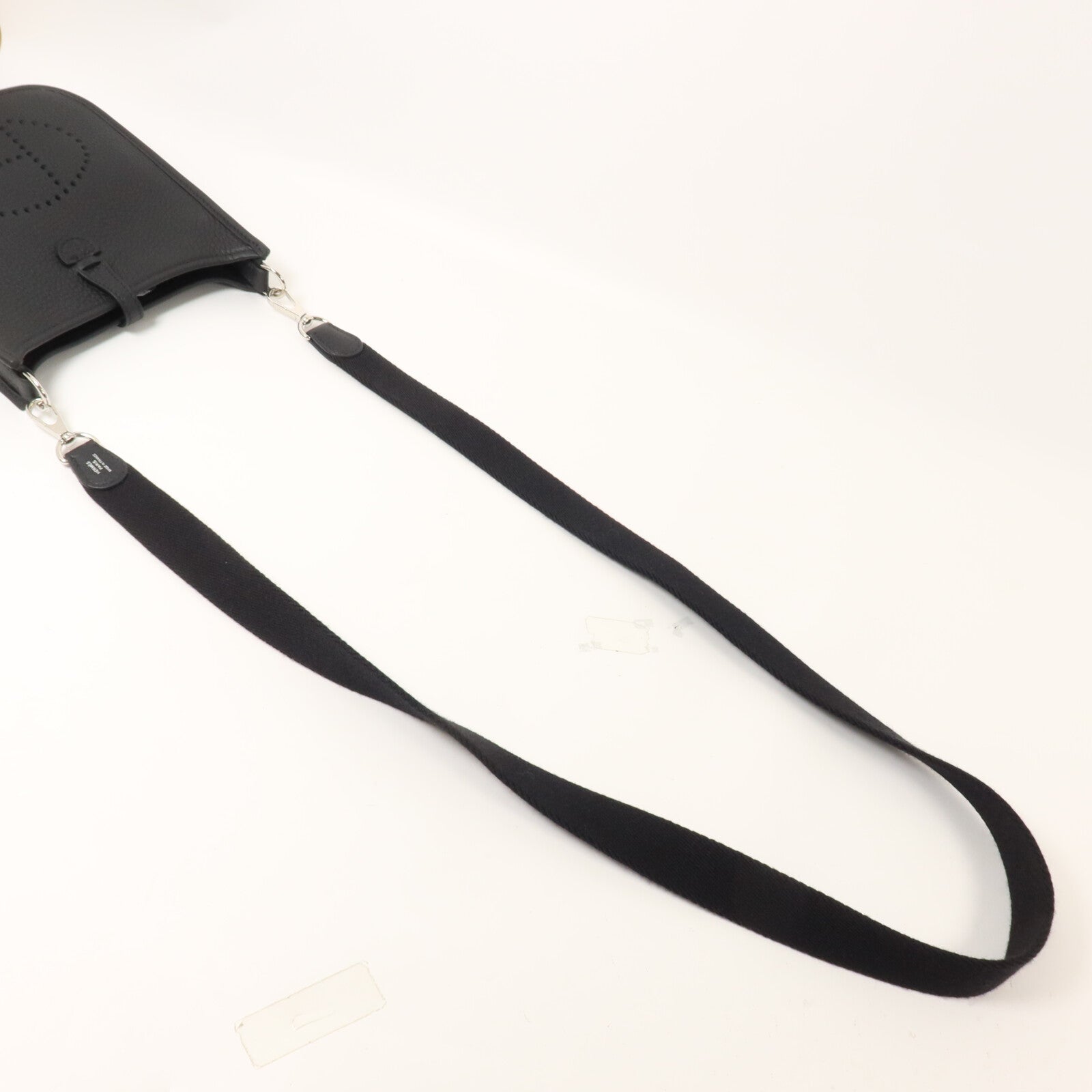 HERMES Clemence皮革Evelyne TPM肩背袋Noir