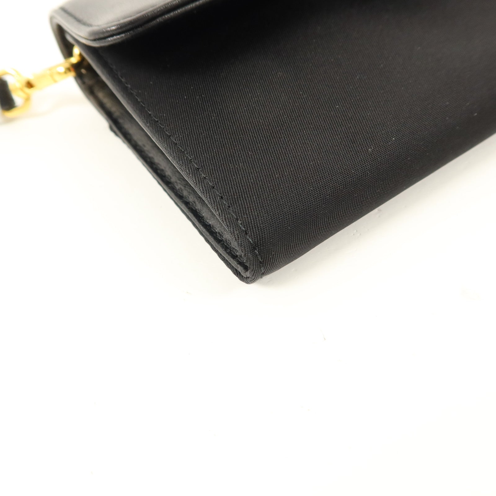 PRADA 牛皮皮革/尼龍Pouch Wallet錢包