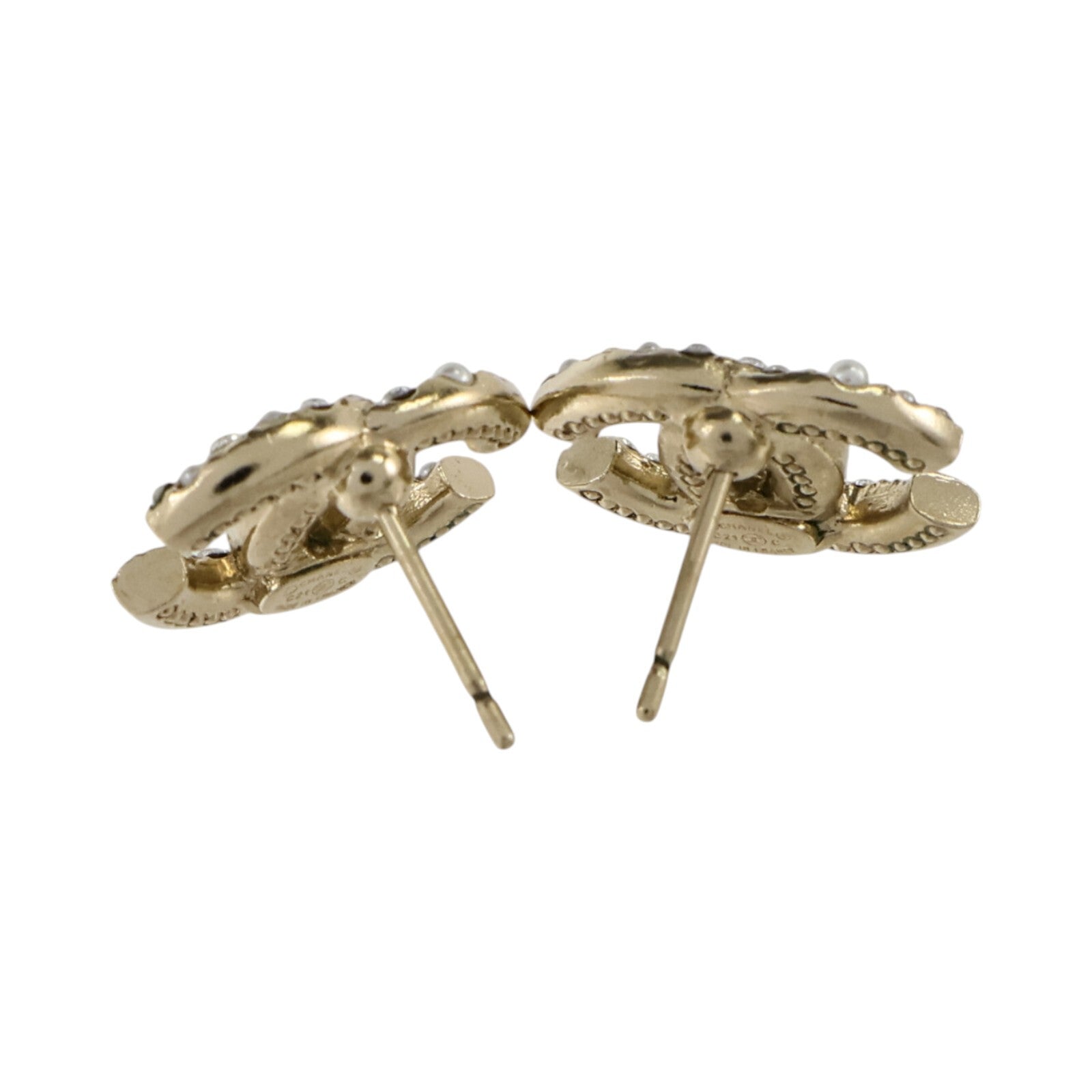 CHANEL 金屬/PVC Earrings耳環