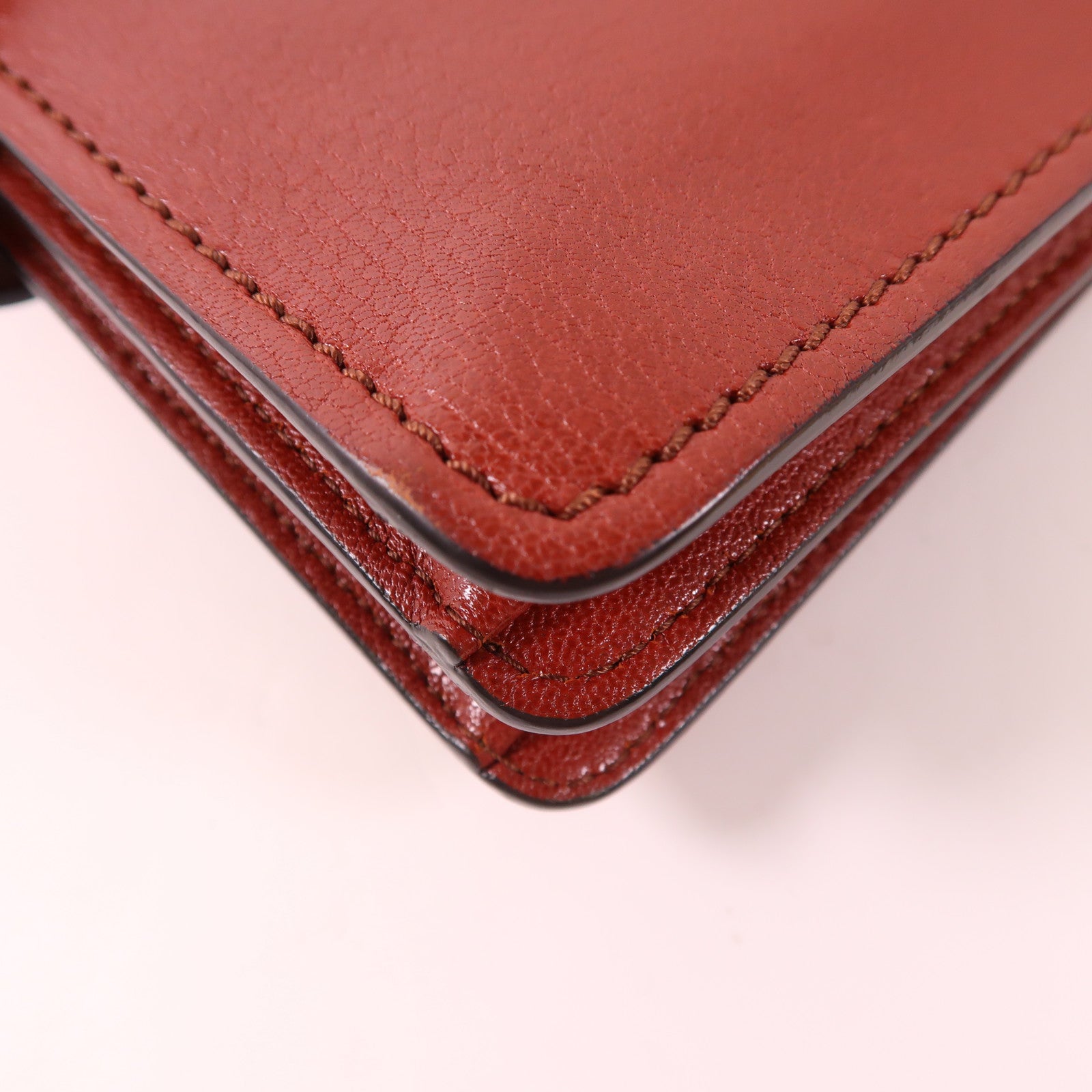 Chloe 牛皮皮革Aby Shoulder Bag鏈帶肩背袋