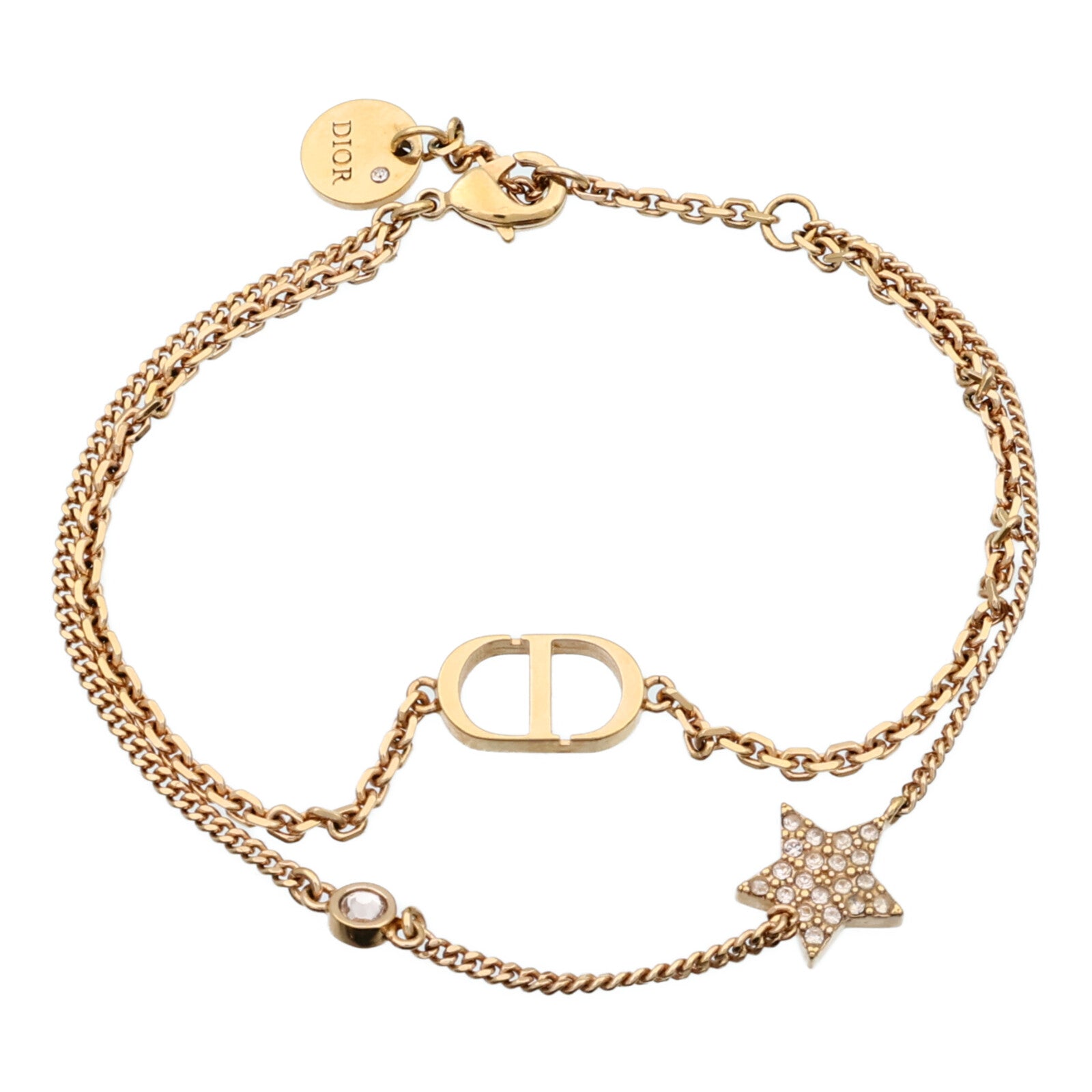 Dior 金屬Petit CD Double Bracelet手鏈